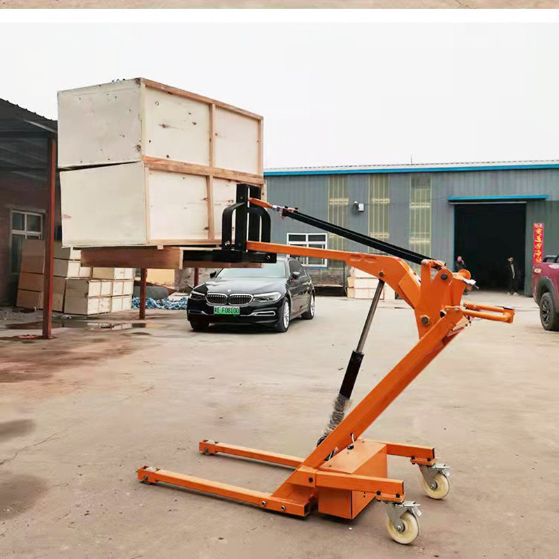 Hand Push Portable Electric Forklift Can Bear Kg Homeandii