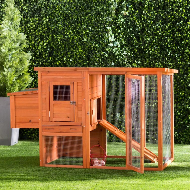 🐓 Chicken Coop with Chicken Run/Nesting Box/Roosting Bar Gmarket