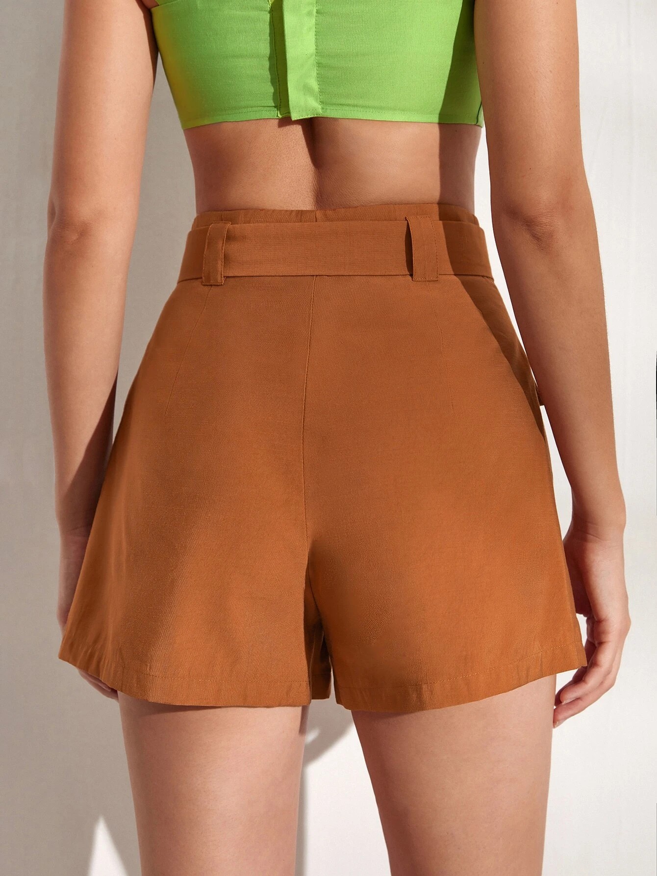 Shorts tasca con patta con cintura cargo