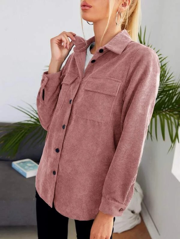 Camicia tasca anteriore cord