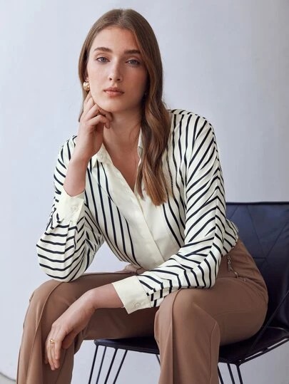 Camicia MOTF PREMIUM righe vestibilità dritta