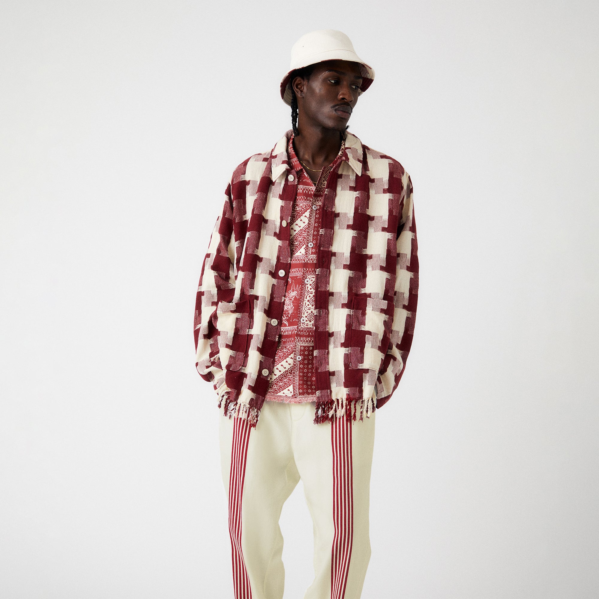 Kith Jumbo Houndstooth Overshirt - Bitters