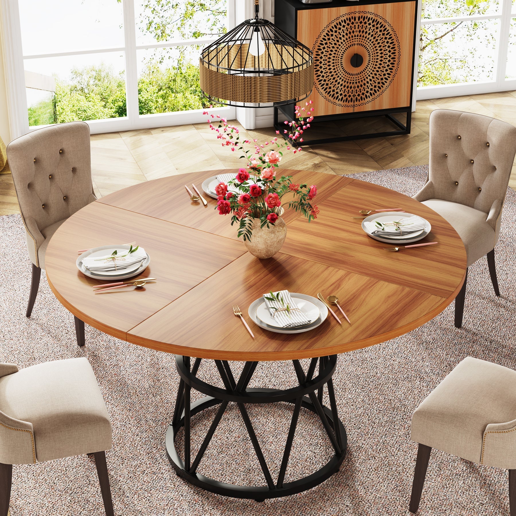 Round Dining Table, 47