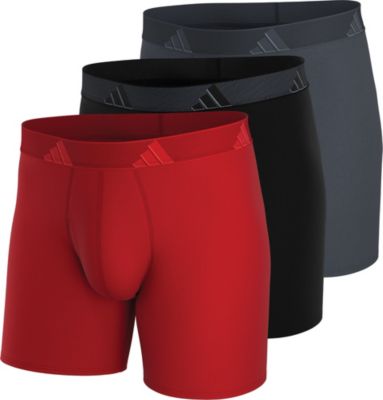 adidas Men's Microfiber 3-Pack Boxer Brief