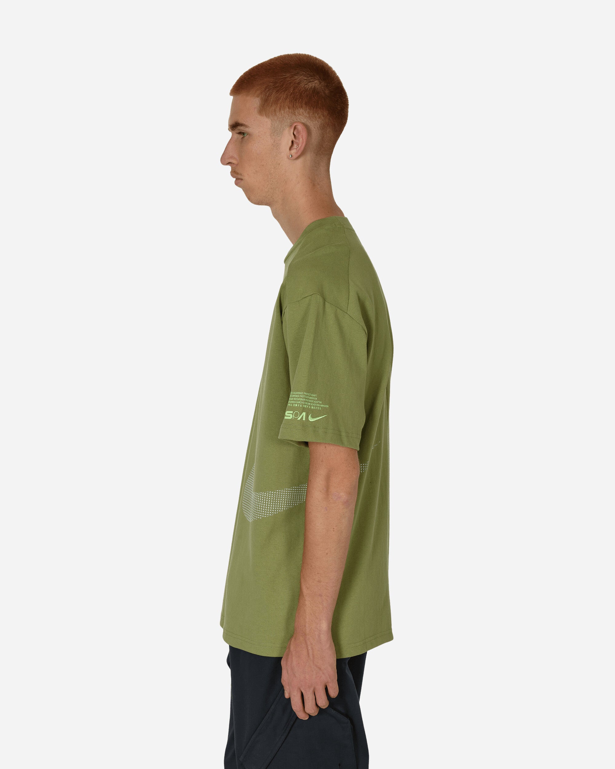 ISPA T-Shirt Alligator / Ghost Green / Light Silver