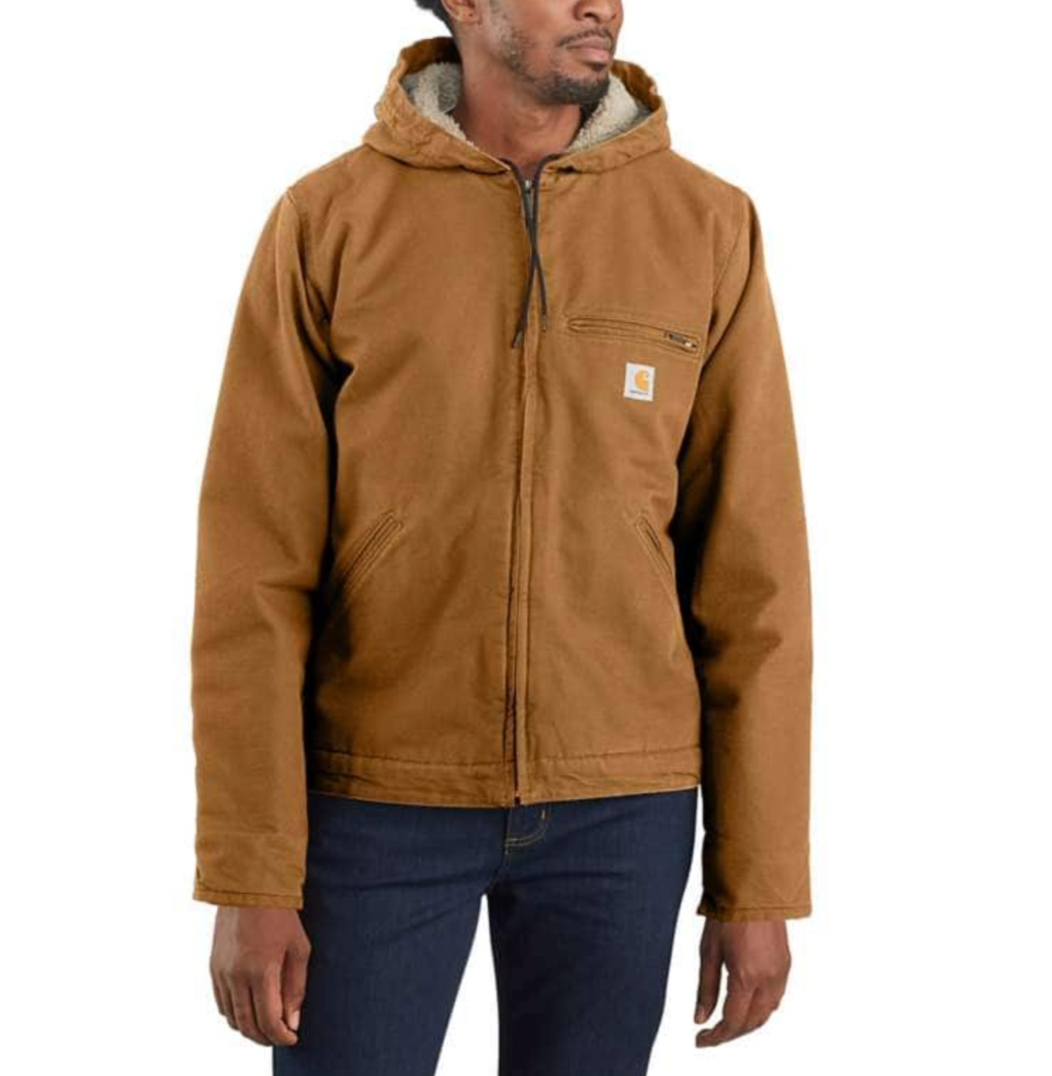 Carhartt Men's Duck Sherpa-Lined Jacket