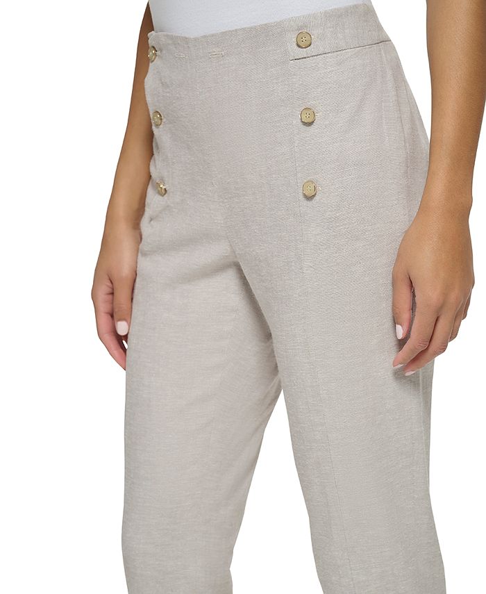 Women's Textured Woven Sailor Pants