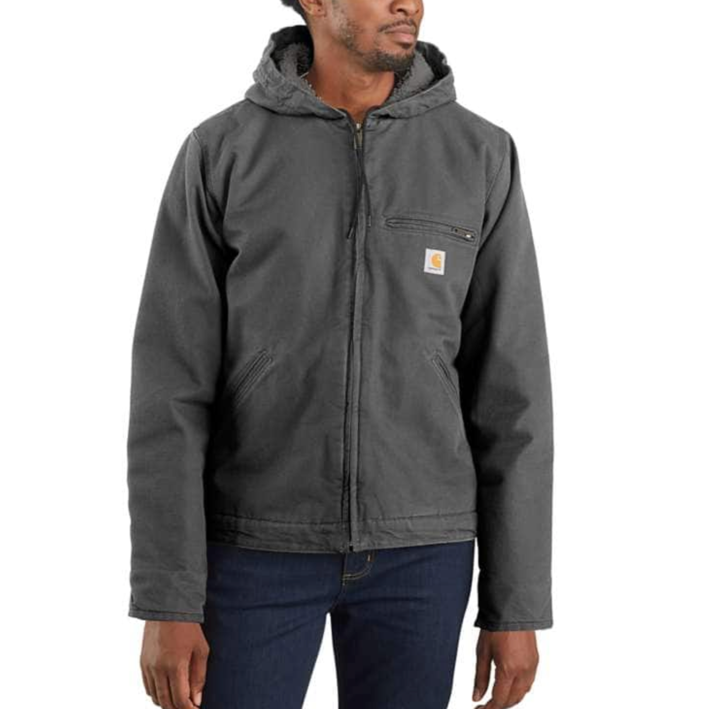 Carhartt Men's Duck Sherpa-Lined Jacket