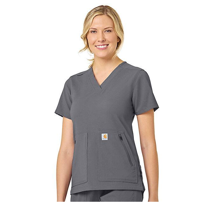 Carhartt Women's Rugged Flex® 4-Pocket V-Neck Scrub Top