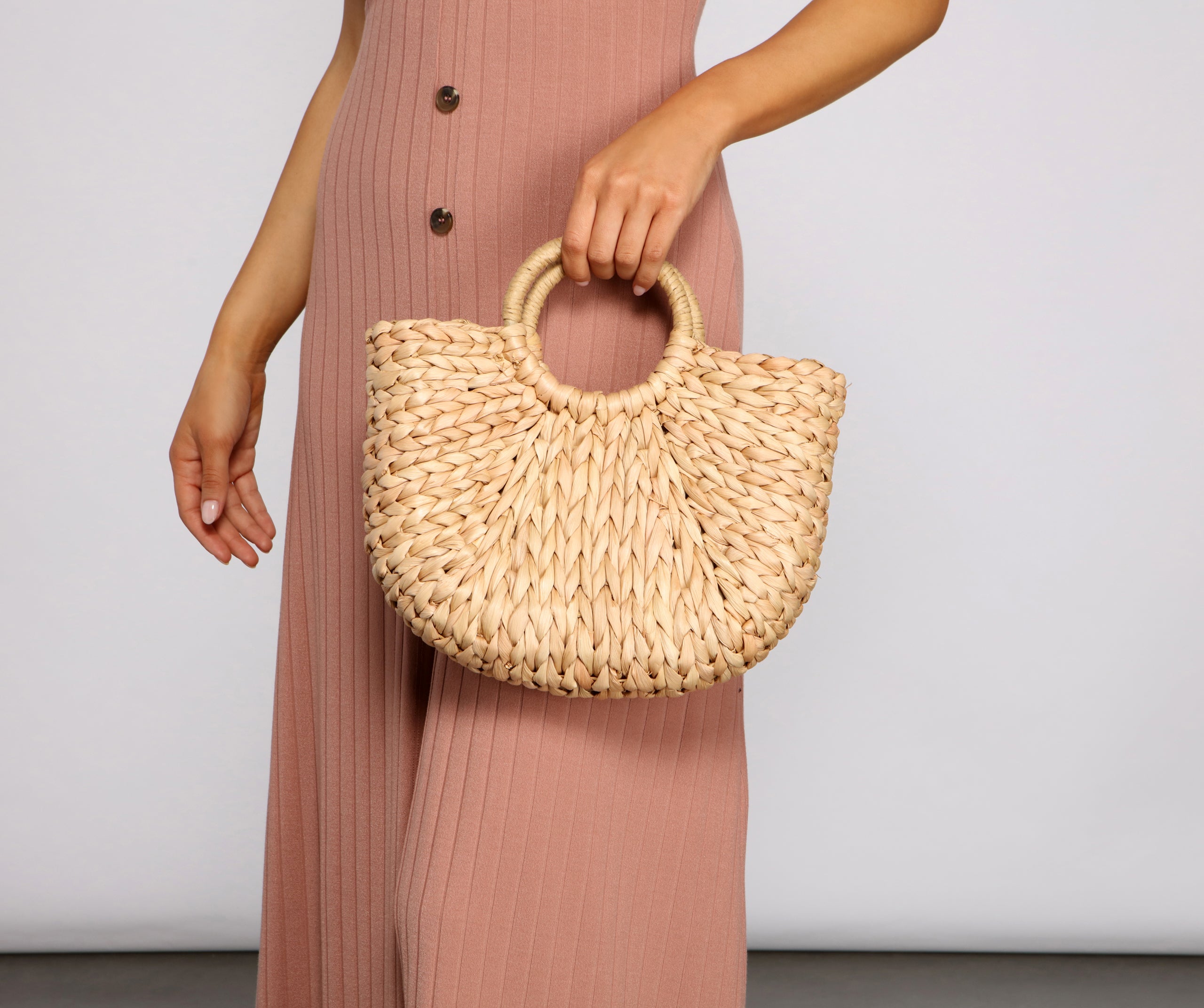 Summer Vibes Straw Tote