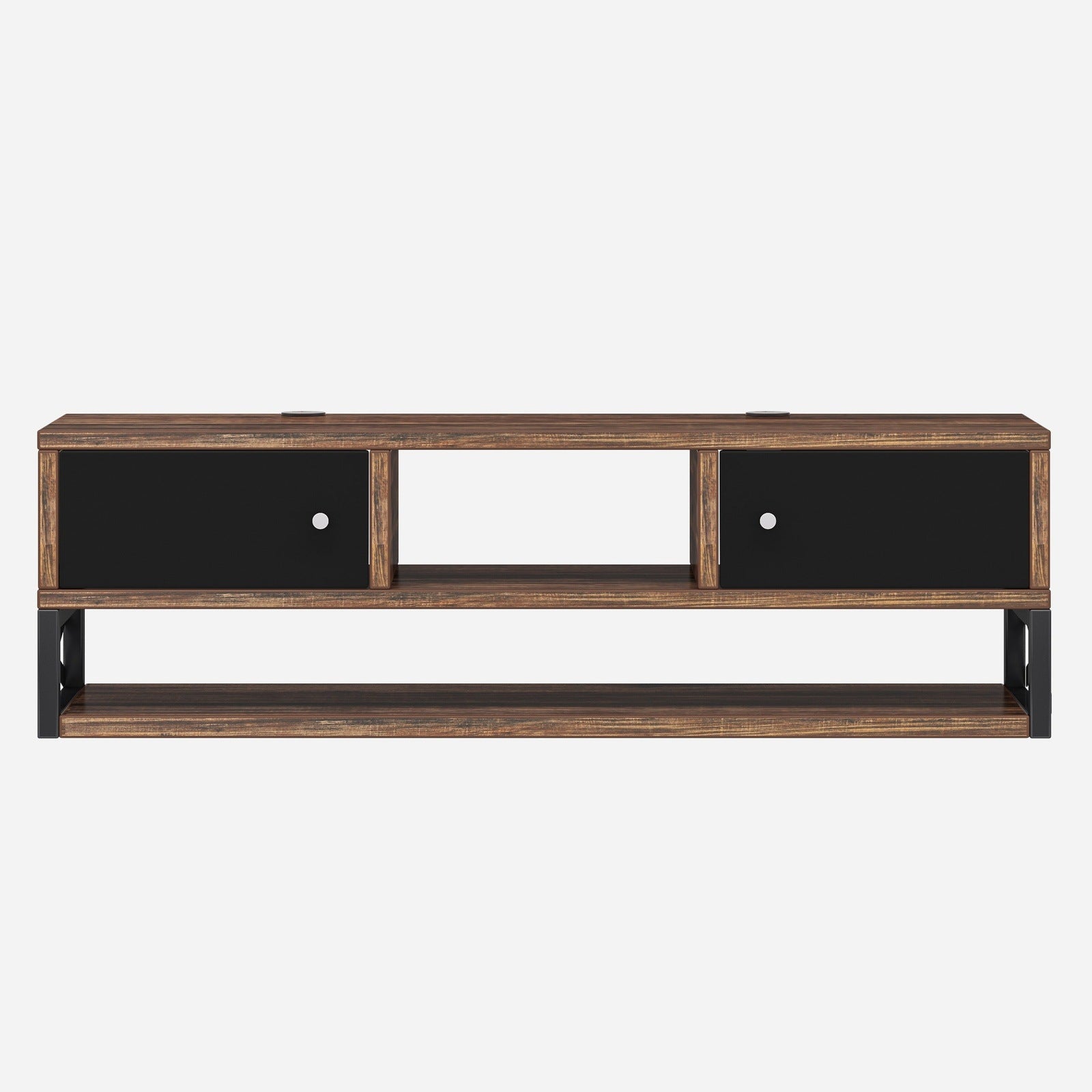 Floating TV Stand, 3-Tier Entertainment Center Media Console Shelf