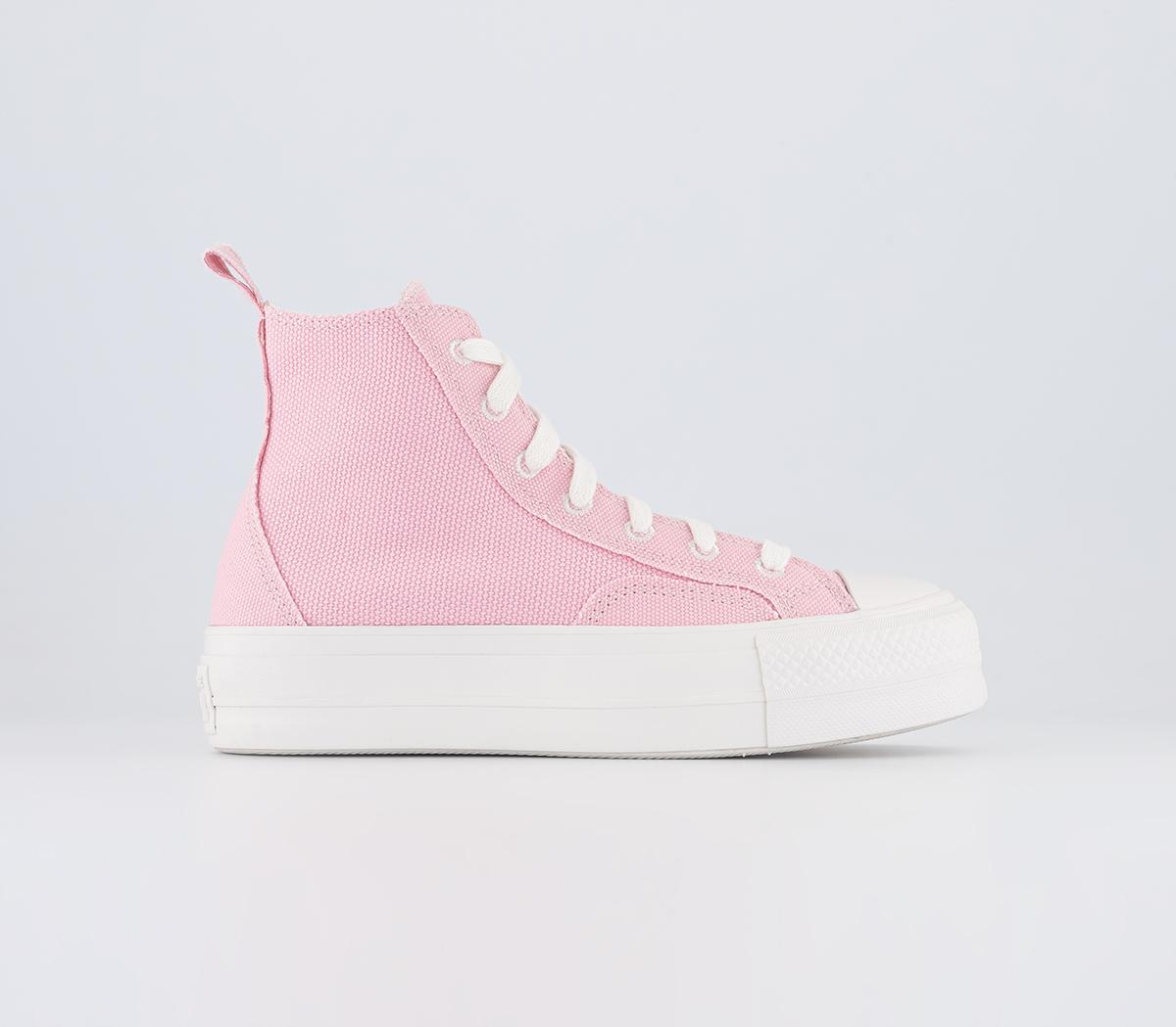 Womens Converse All Star Lift Hi Sunrise Pink Sunride Pink Vintage