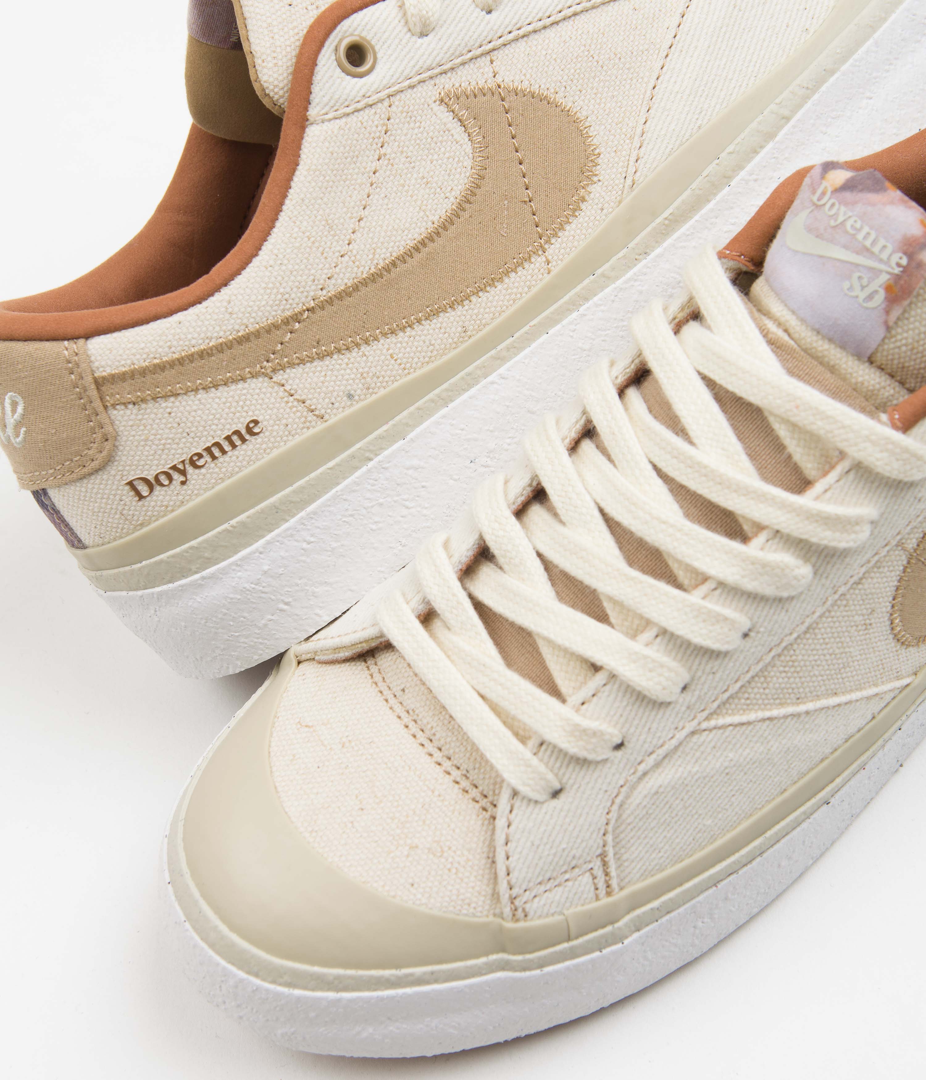 Nike SB x Doyenne Blazer Low Shoes - Coconut Milk / Rattan - Limestone - Rattan