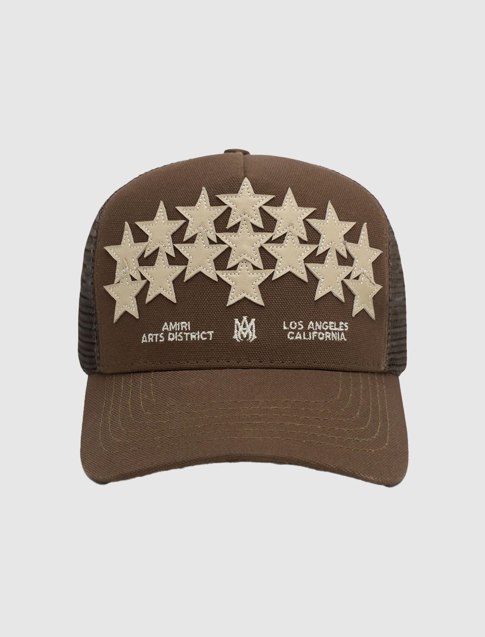 LEATHER STAR TRUCKER HAT