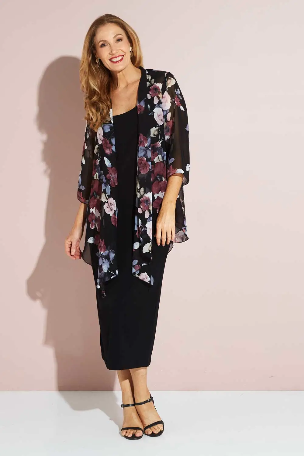 Erindale Chiffon Jacket - Mauve
