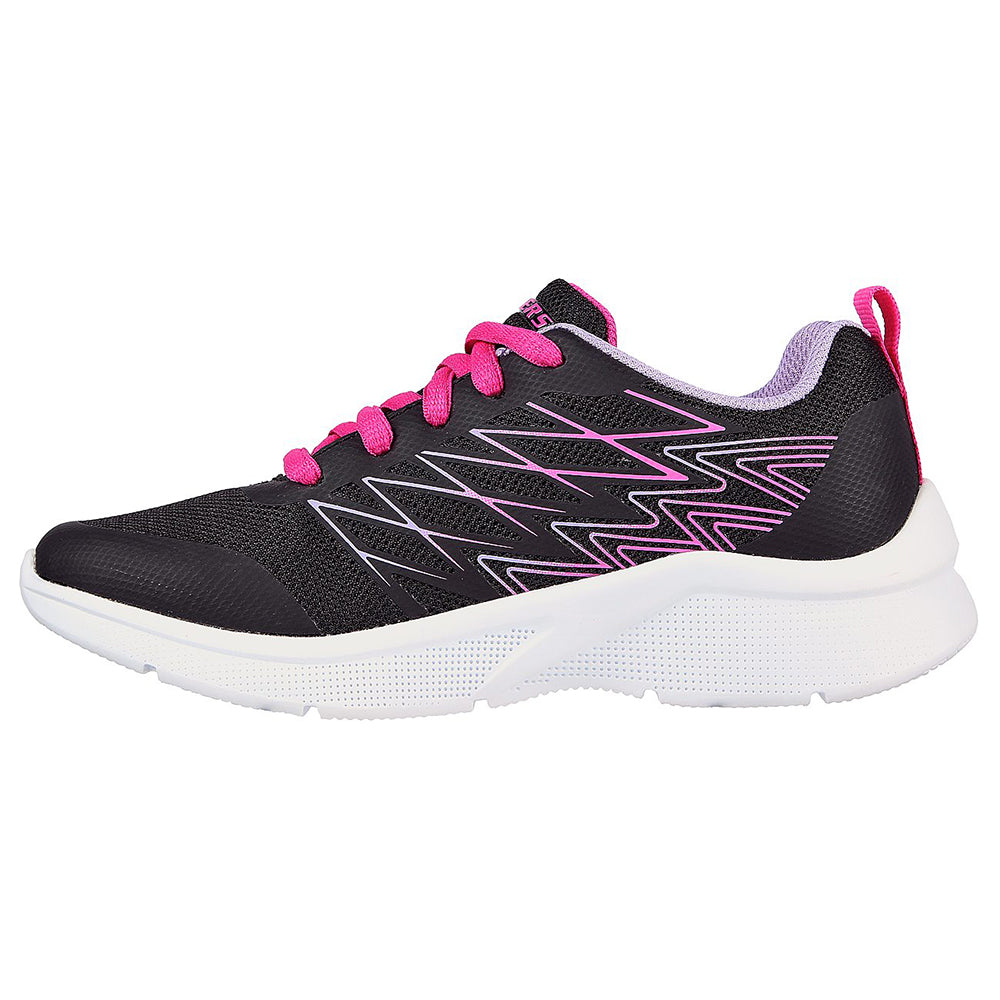 Skechers Girls Microspec Shoes - 302469L-BLK