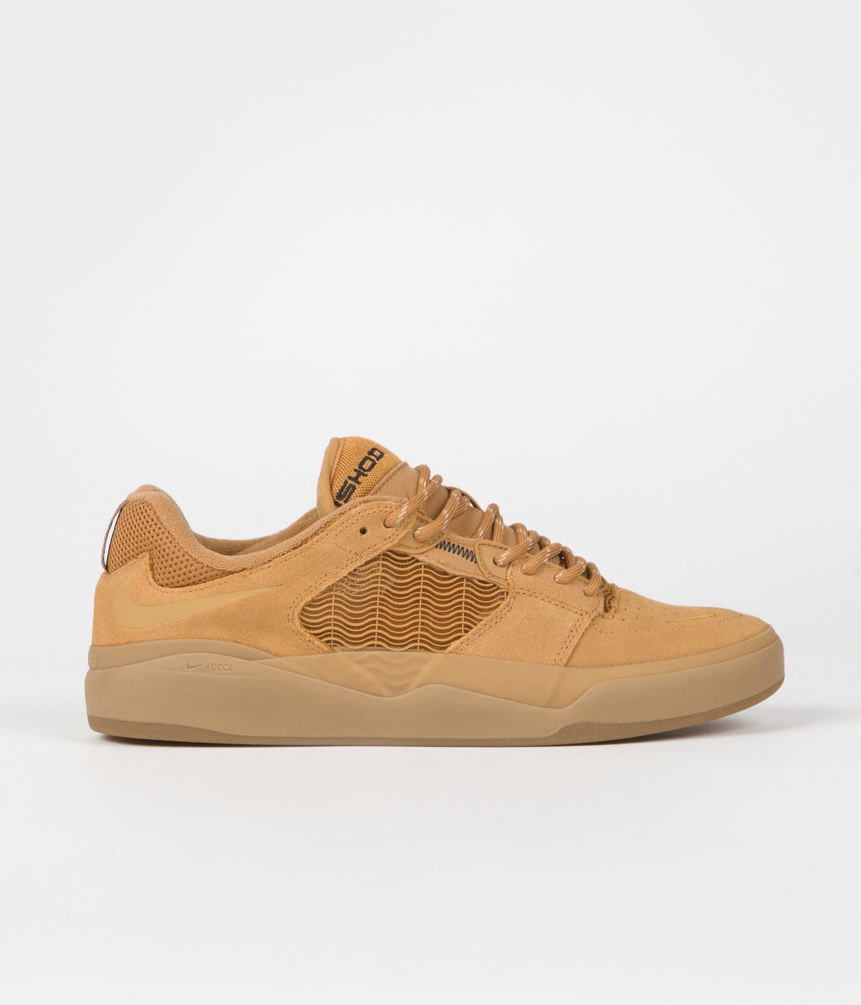 Nike SB Ishod Shoes - Flax / Wheat - Flax - Gum Light Brown