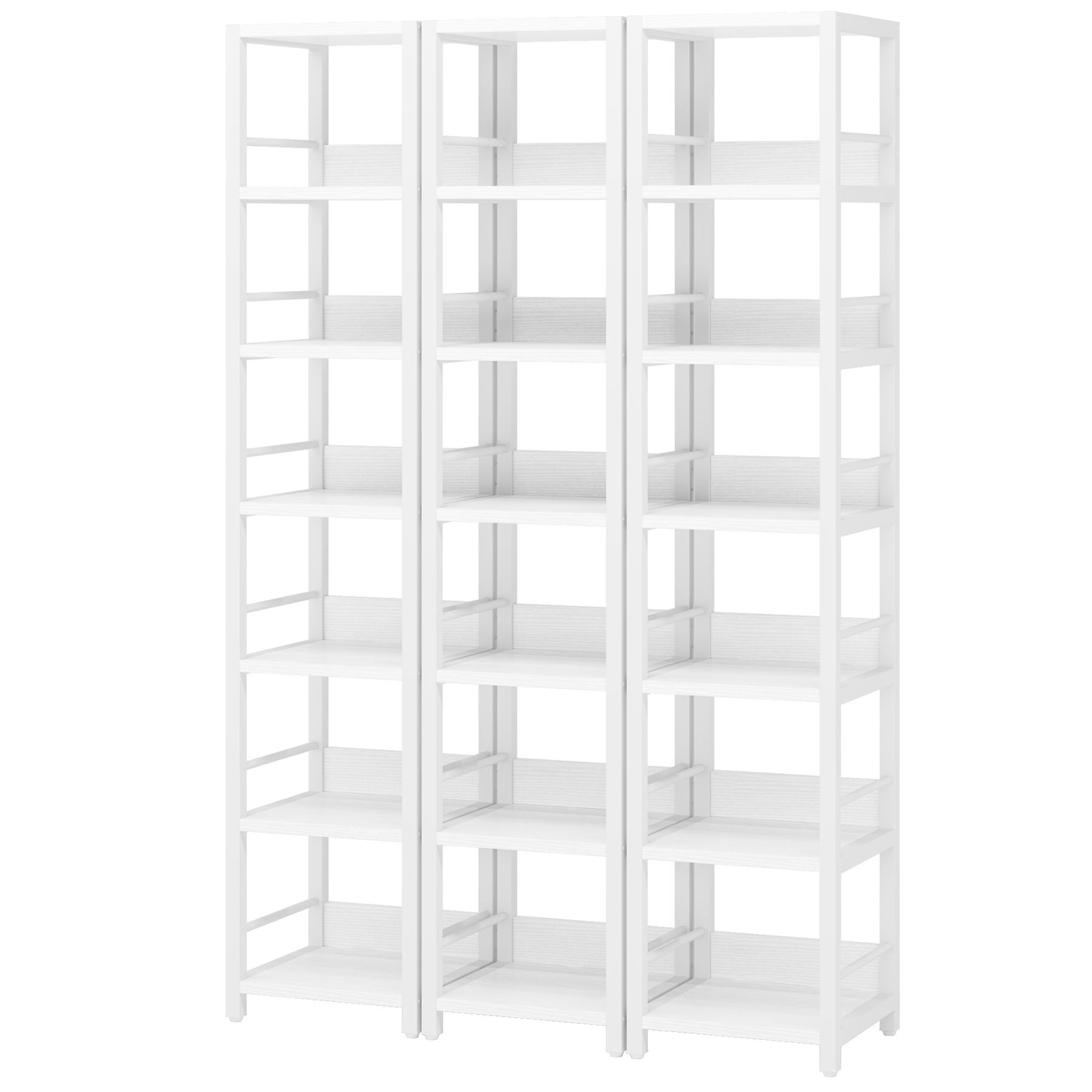 6-Tier Corner Shelf, Narrow Etagere  Bookshelf Storage Rack