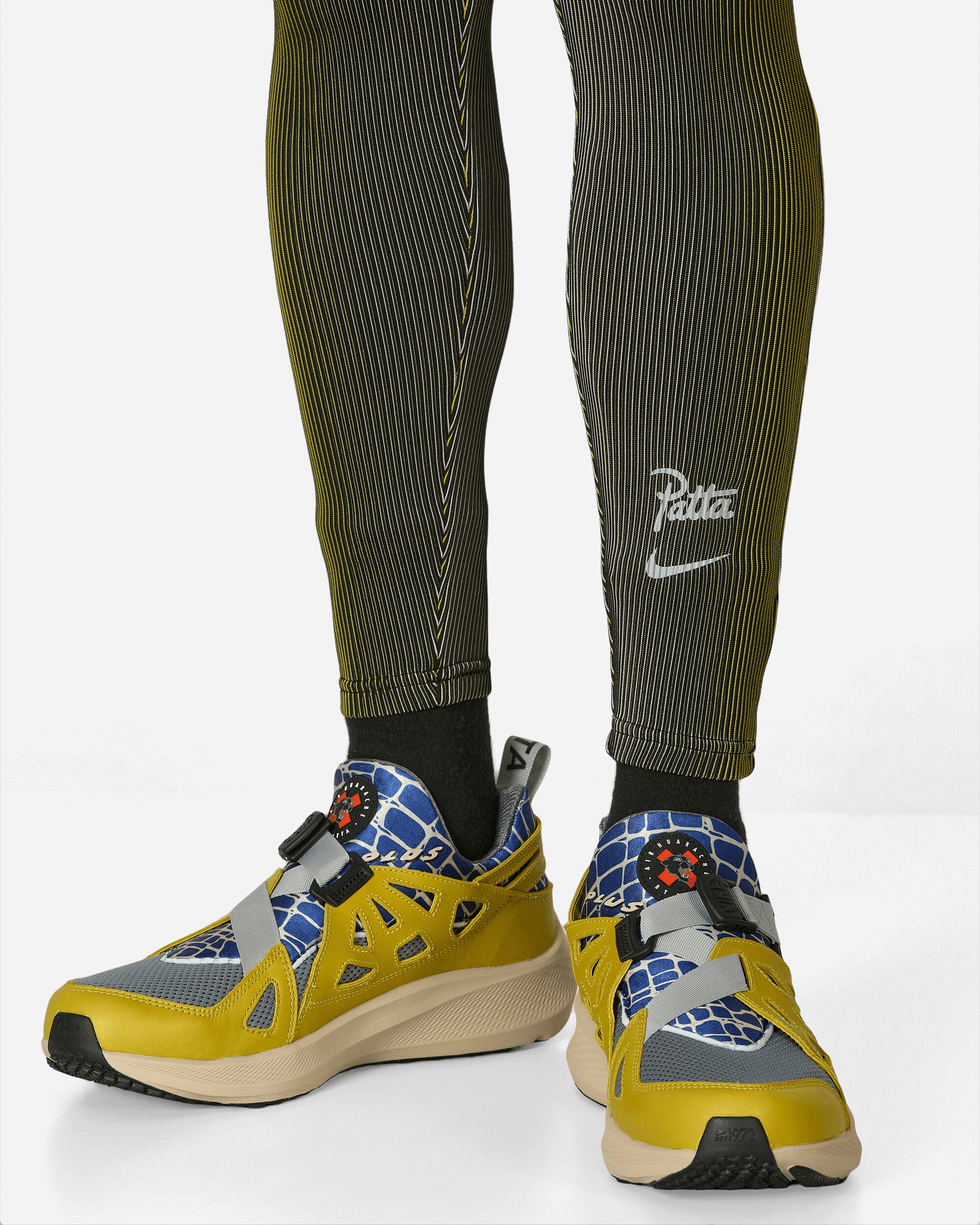 Patta Running Team Leggings Saffron Quartz / Sanddrift