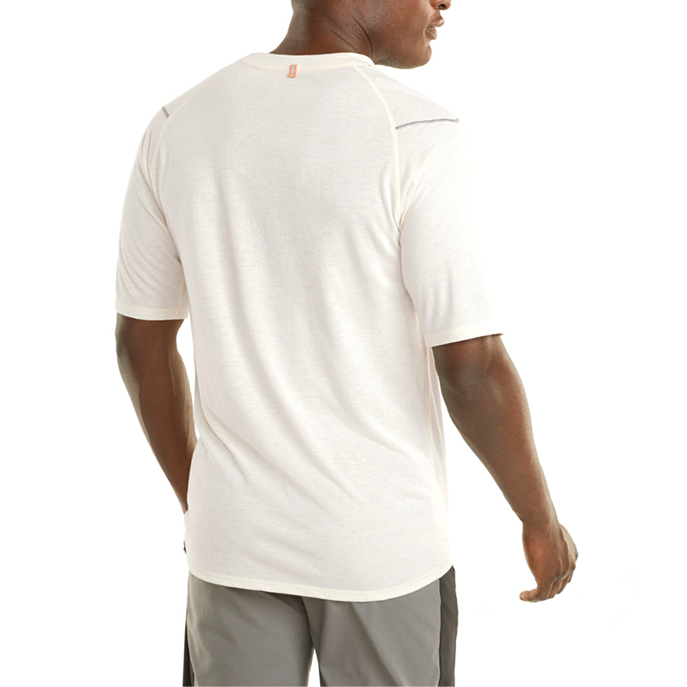 Run Wool Logo Crew Neck Short Sleeve Athletic T-Shirt