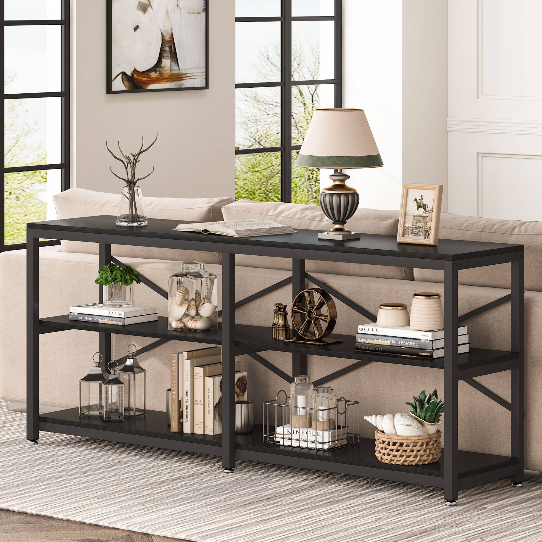 3-Tier Console Table, 70.9