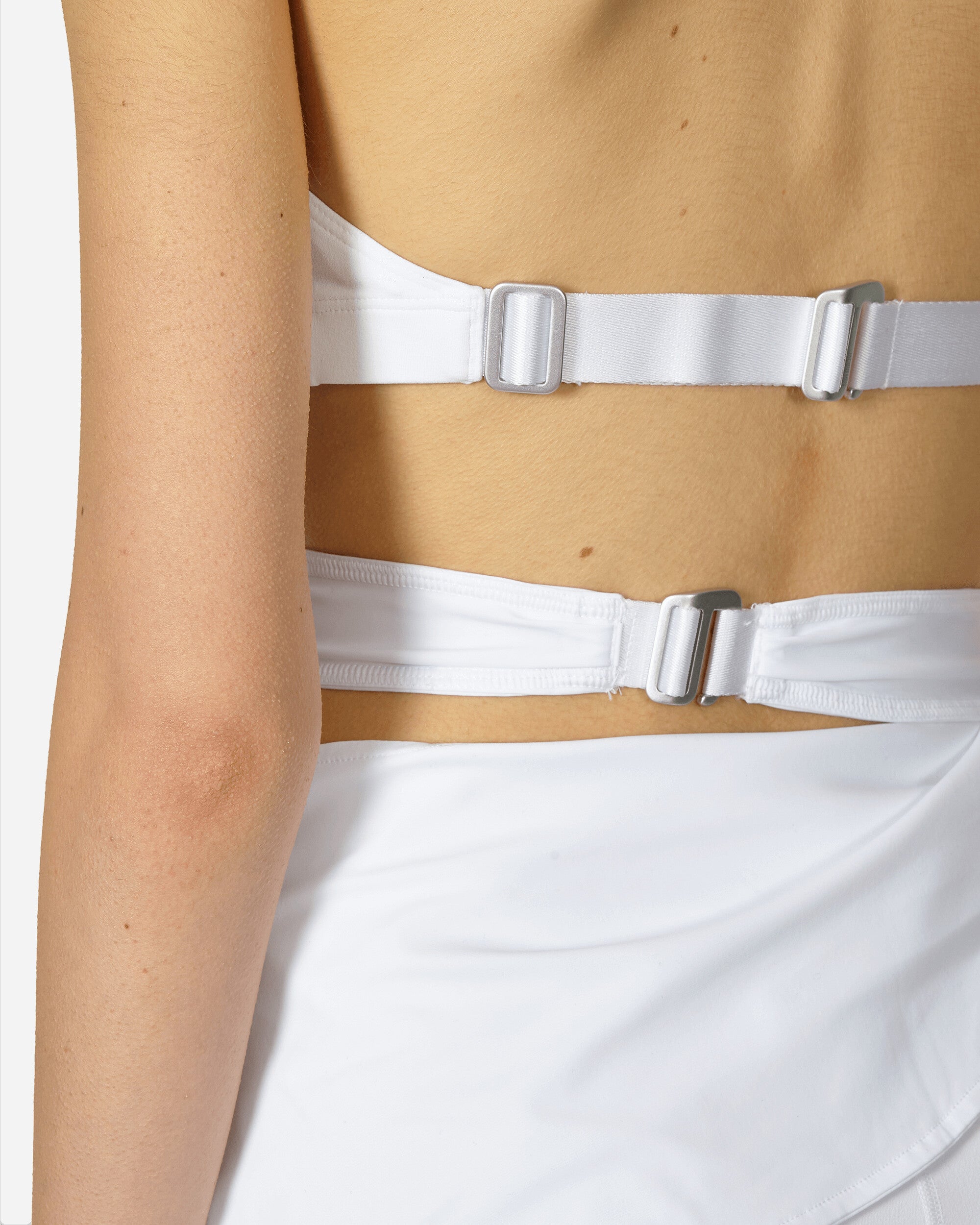 JACQUEMUS Halter Top White