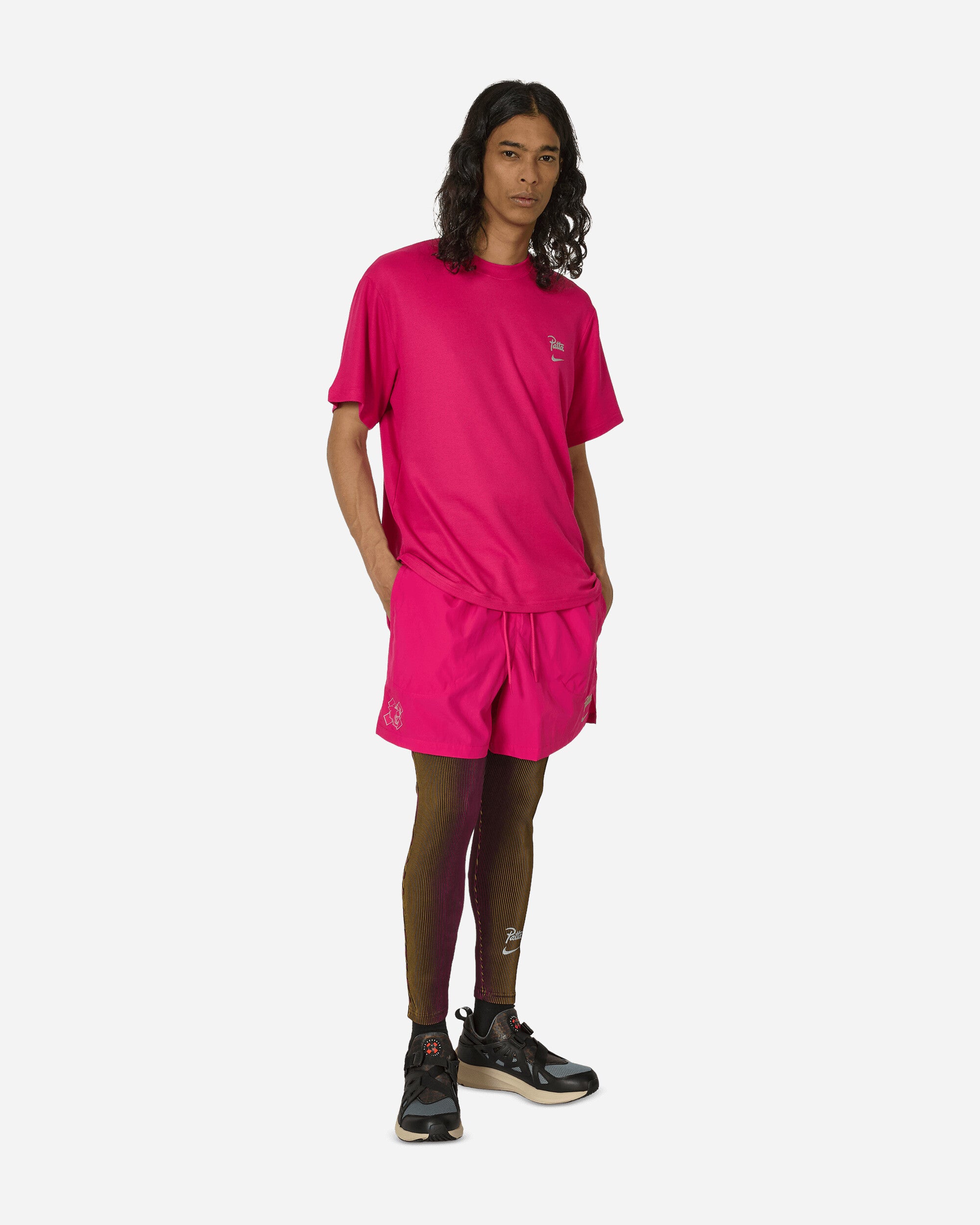 Patta Running Team Shorts Fireberry