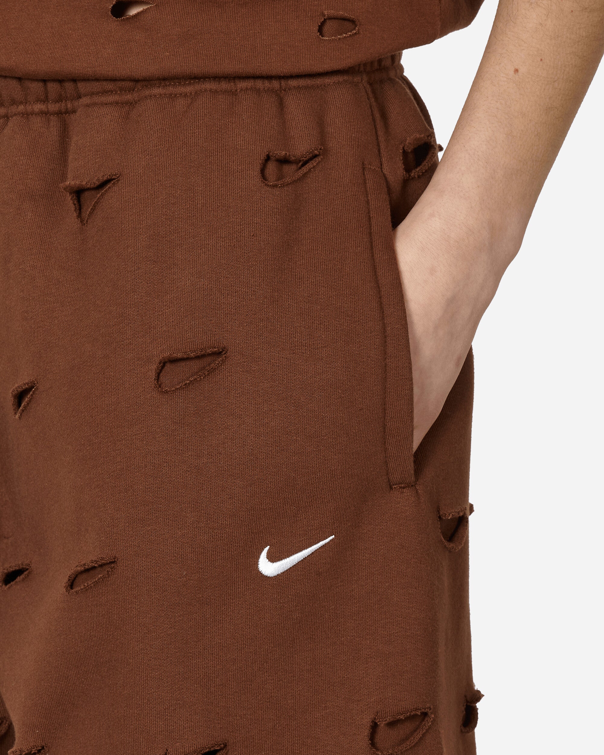 JACQUEMUS Swoosh Sweatpants Cacao Wow