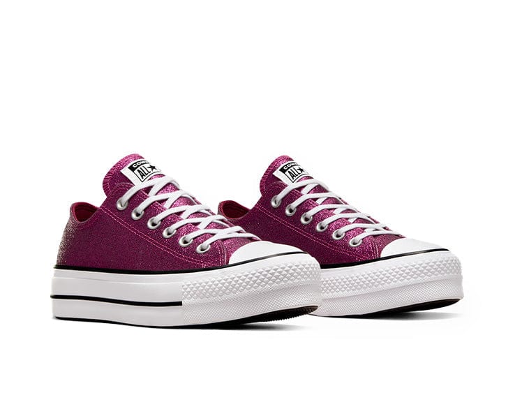 Converse Chuck Taylor Lift Sparkle Party Womens Lila