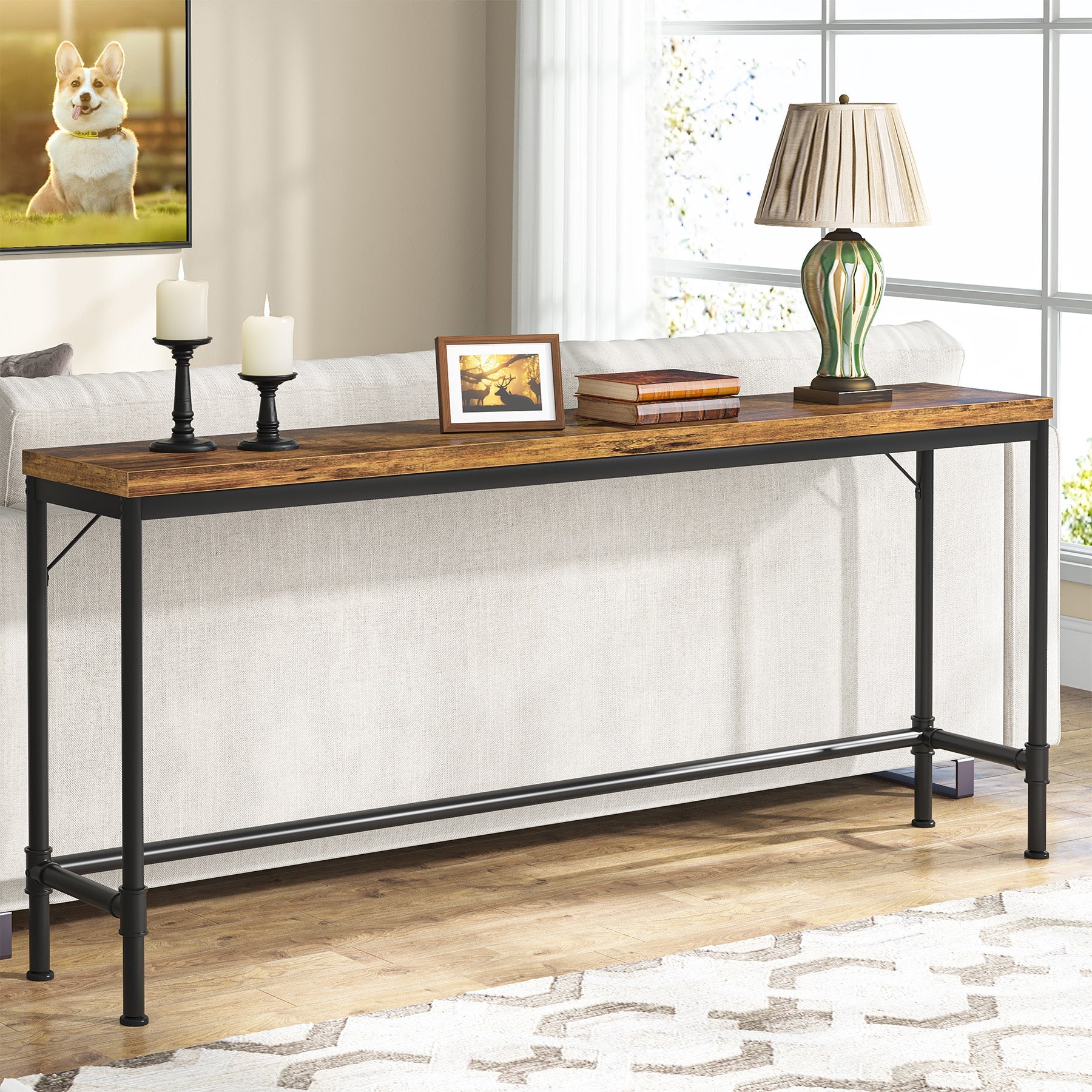 Narrow Console Table, 70.9