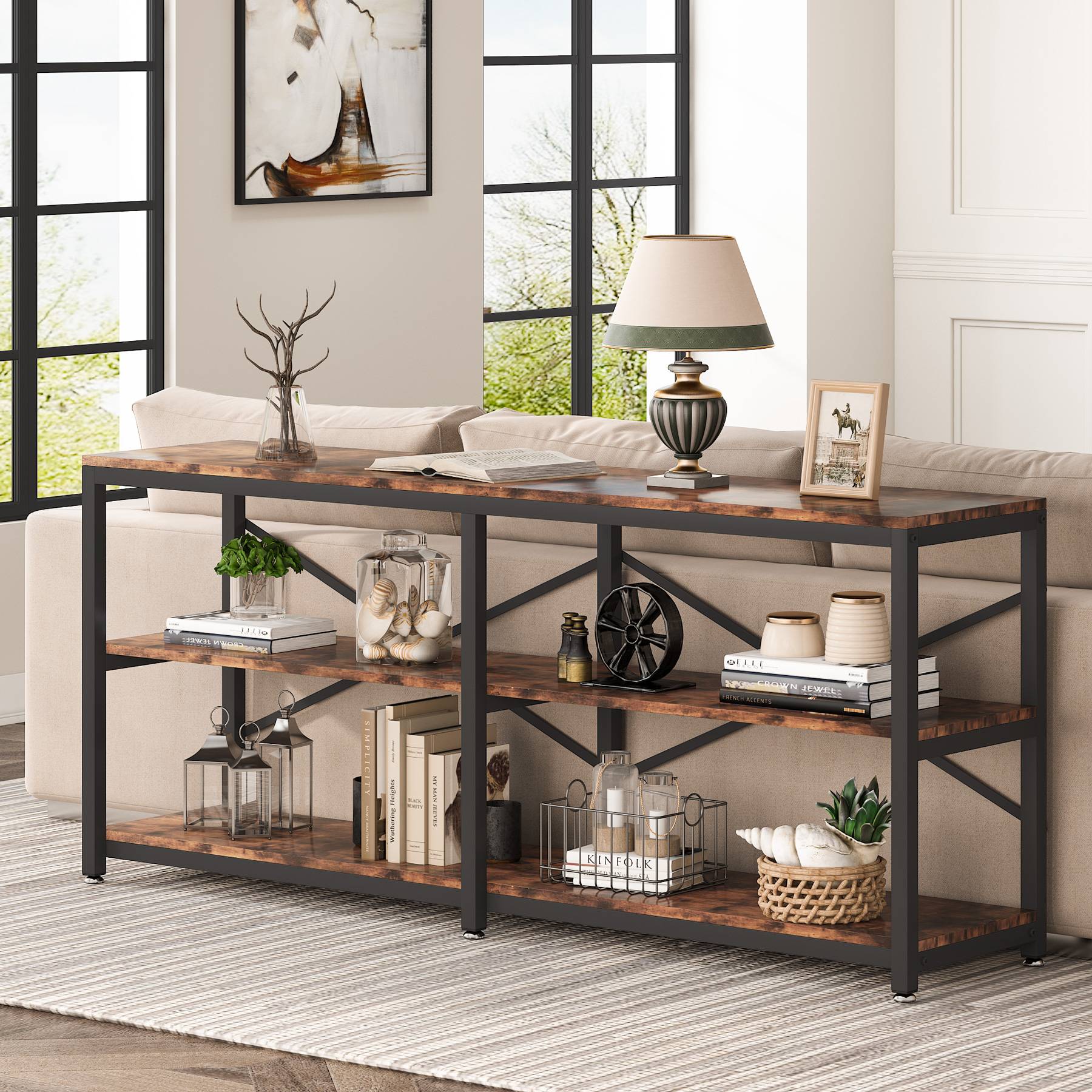 3-Tier Console Table, 70.9