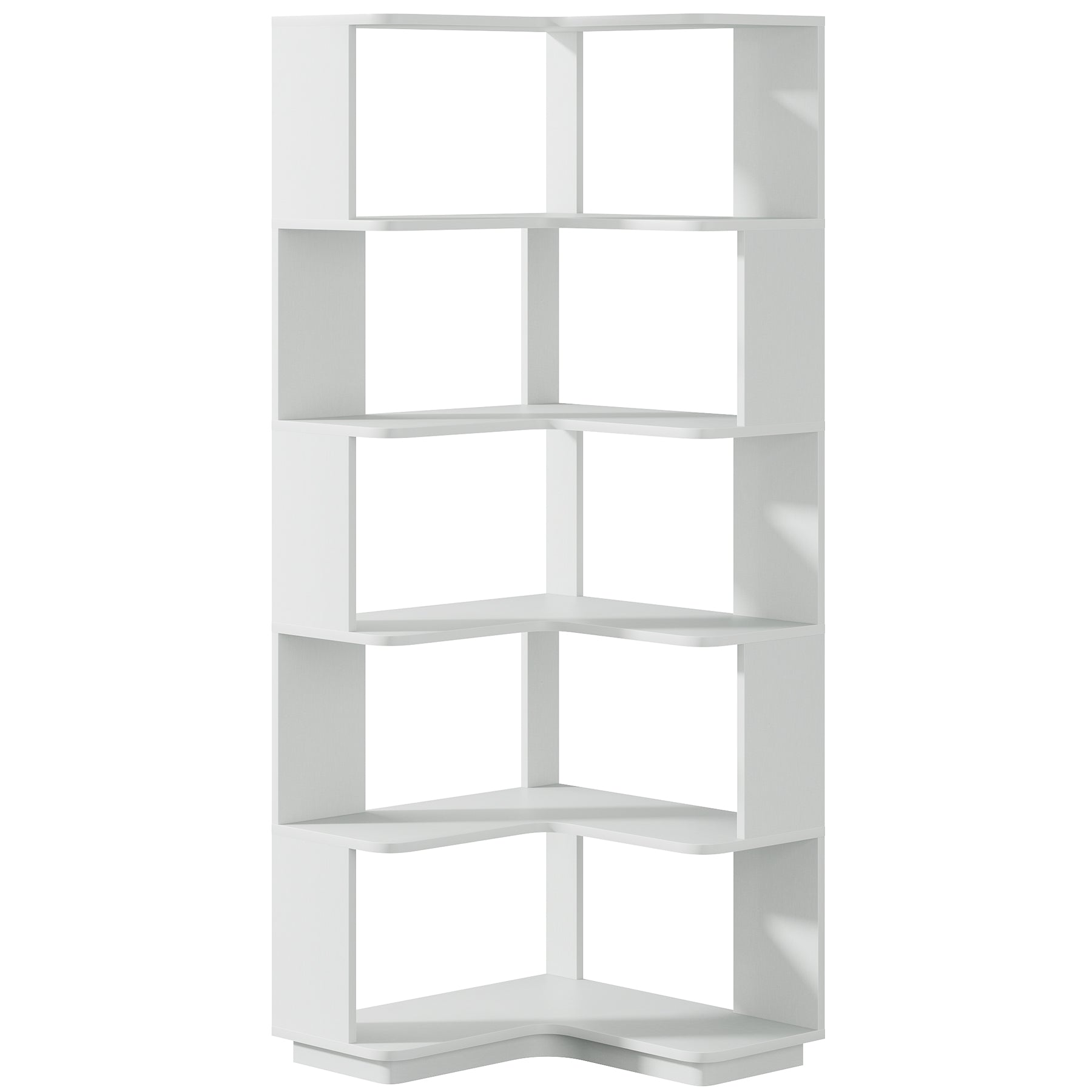 6-Tier Corner Bookshelf, 64.96