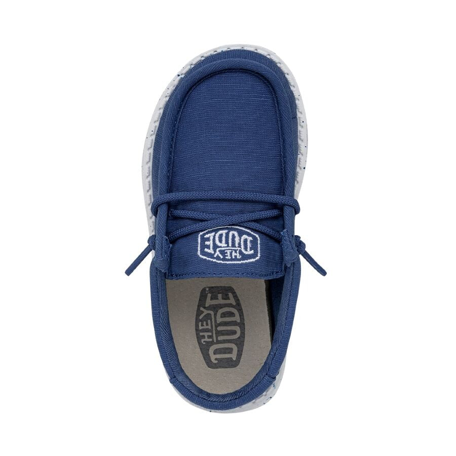 Wally Toddler Slub Canvas - True Blue