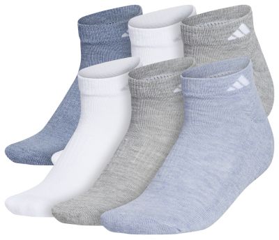 adidas Women's Athletic Cushioned 6-Pack Low Cut Socks