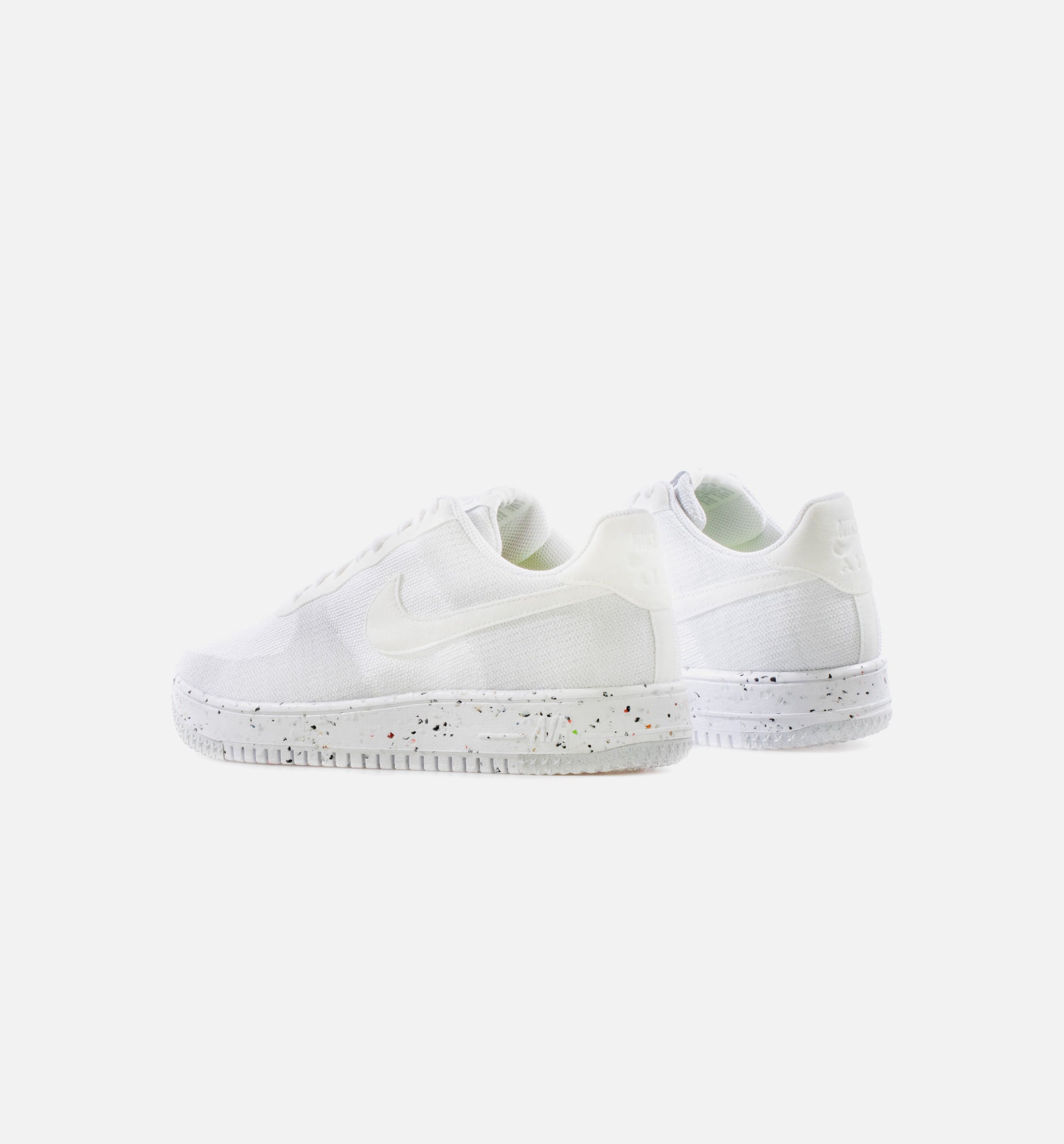 Air Force 1 Crater FlyKnit Mens Lifestyle Shoe - White/Sail/Wolf Grey/White