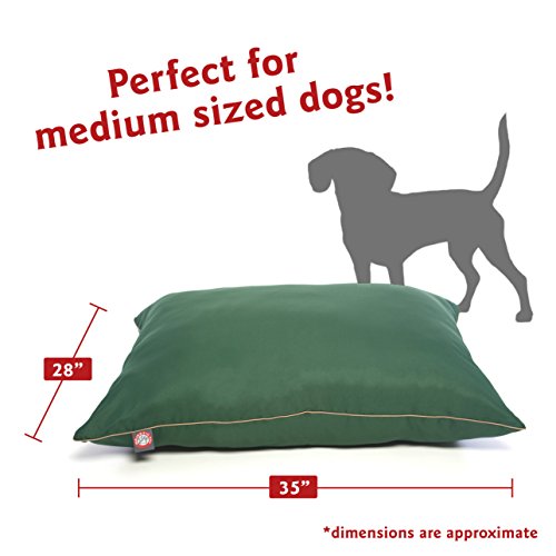 Majestic Pet Super Value Machine Washable Pet Dog Bed， Medium， Green