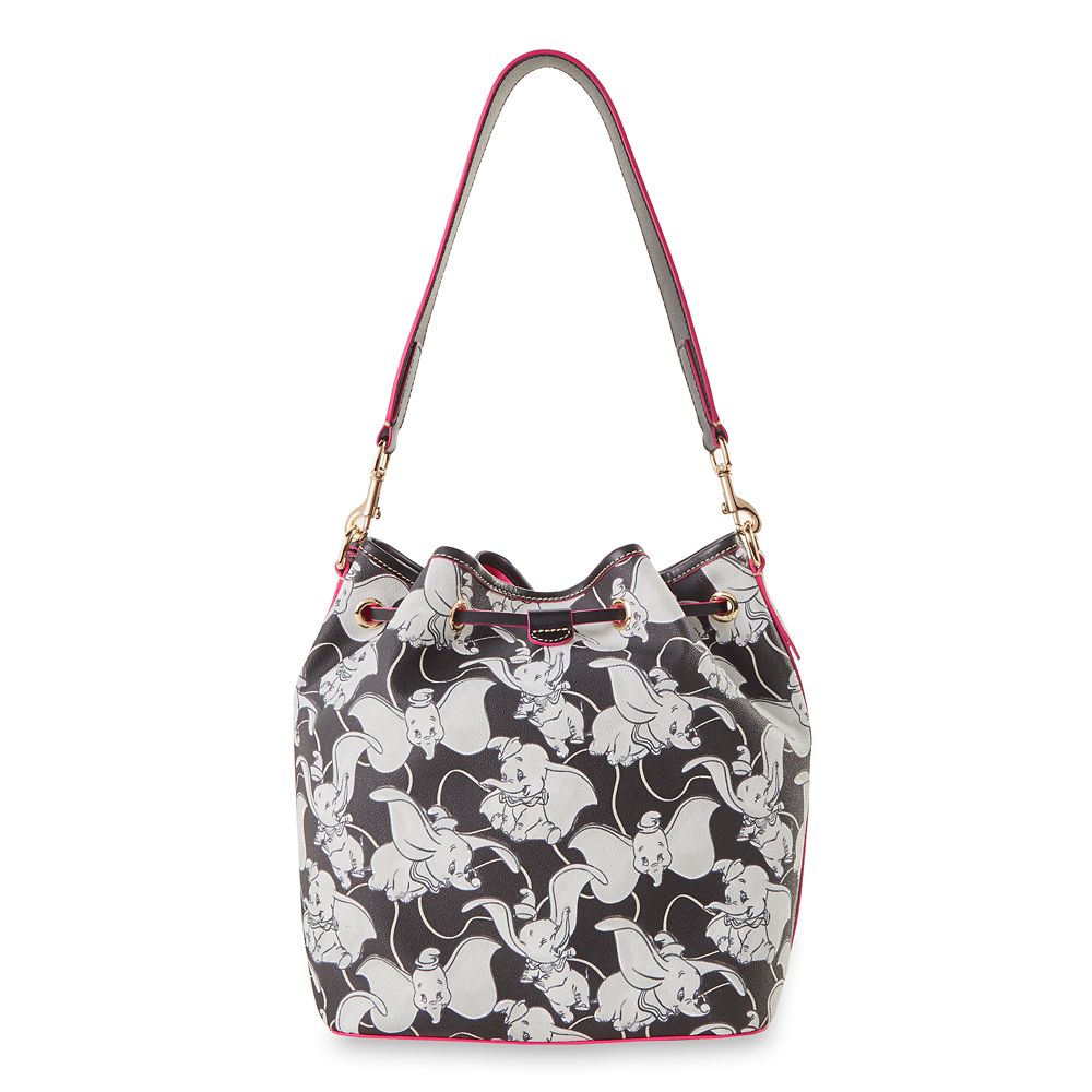 Disney Dooney and Bourke Bag - Dumbo Black and White - Drawstring Bag