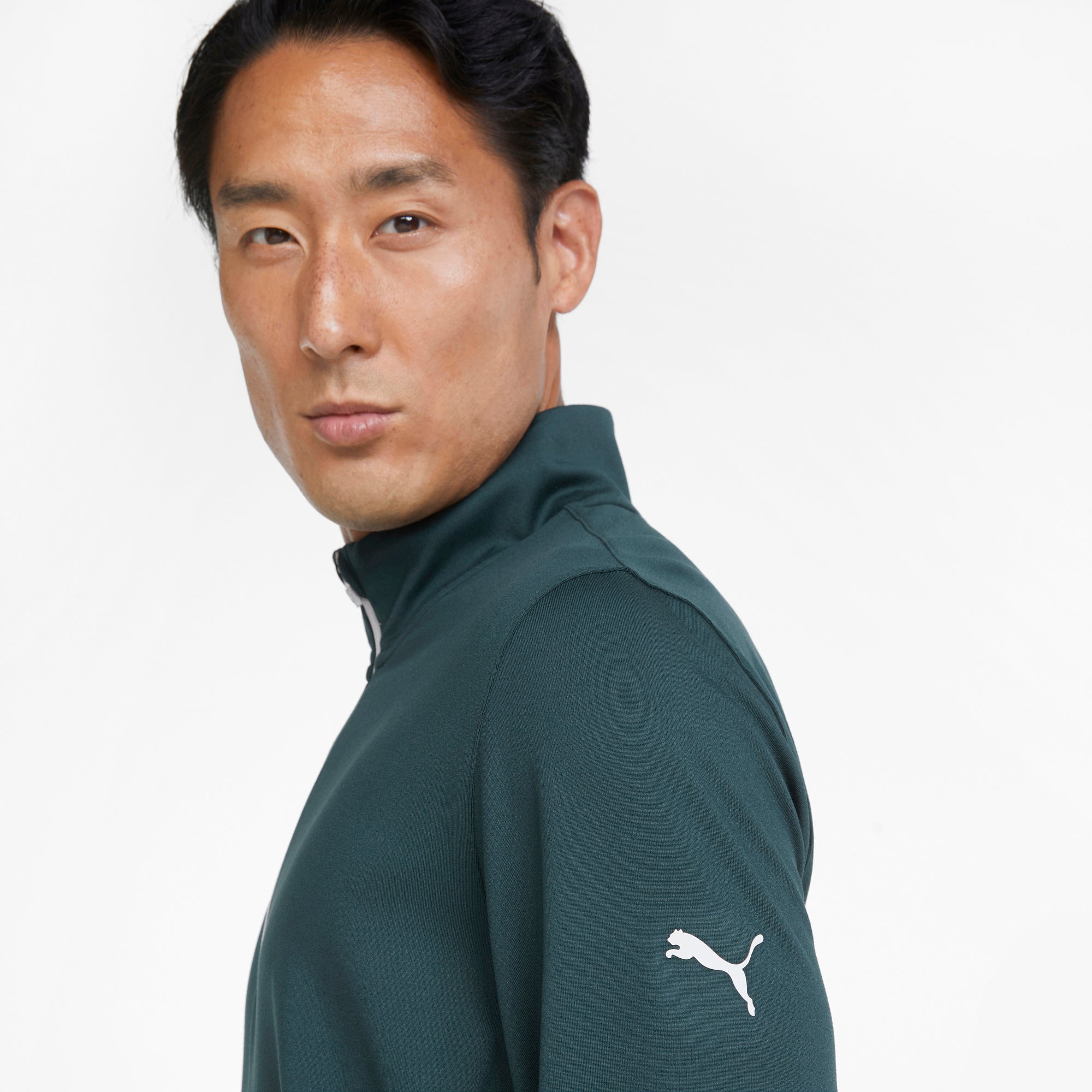 Gamer Golf 1/4 Zip | Ponderosa Pine