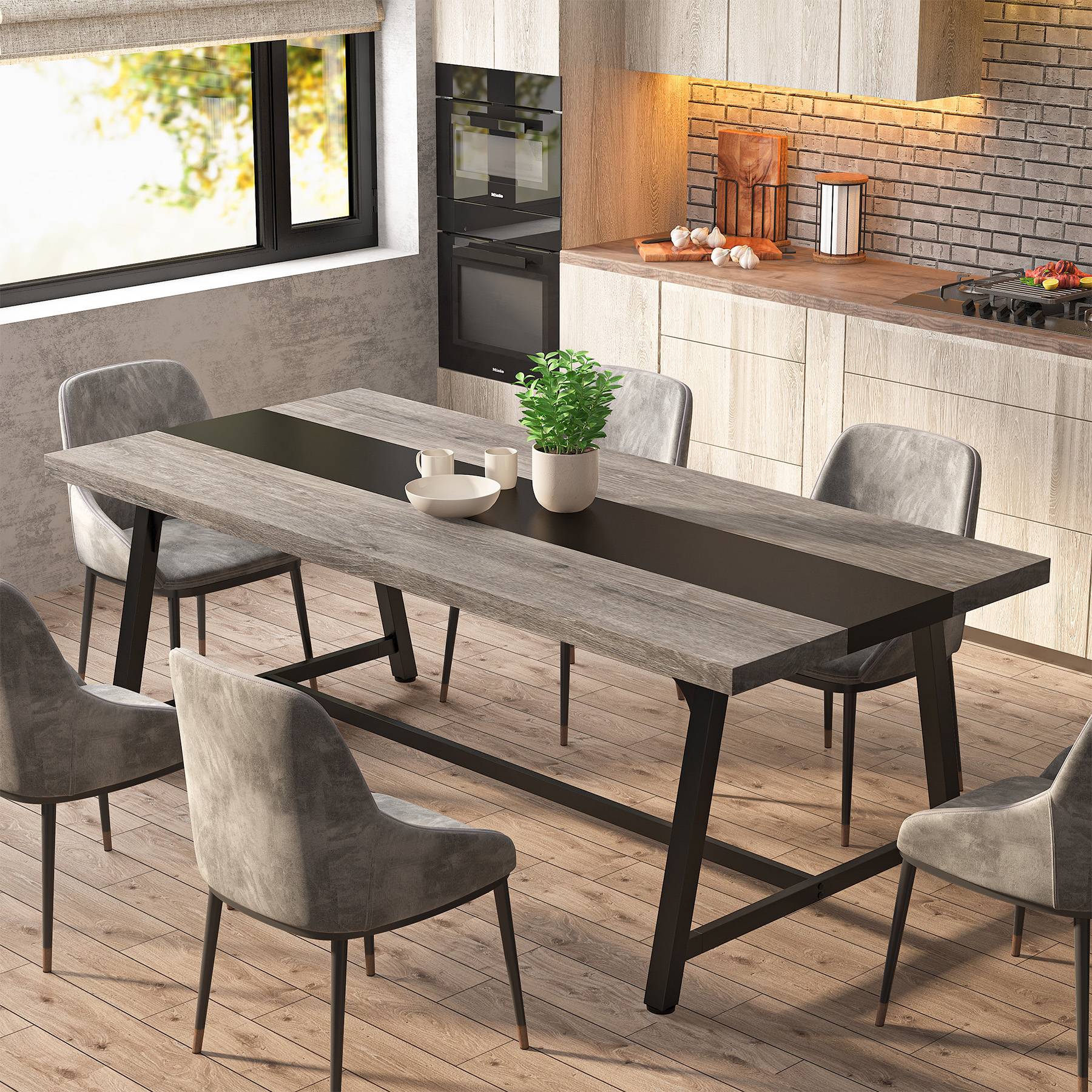 Dining Table for 8 People, 70.87