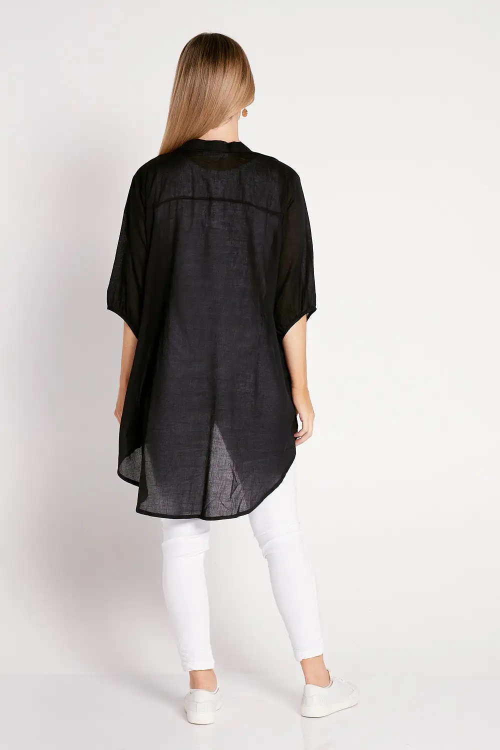 Piper Cotton Comfort Shirt - Black