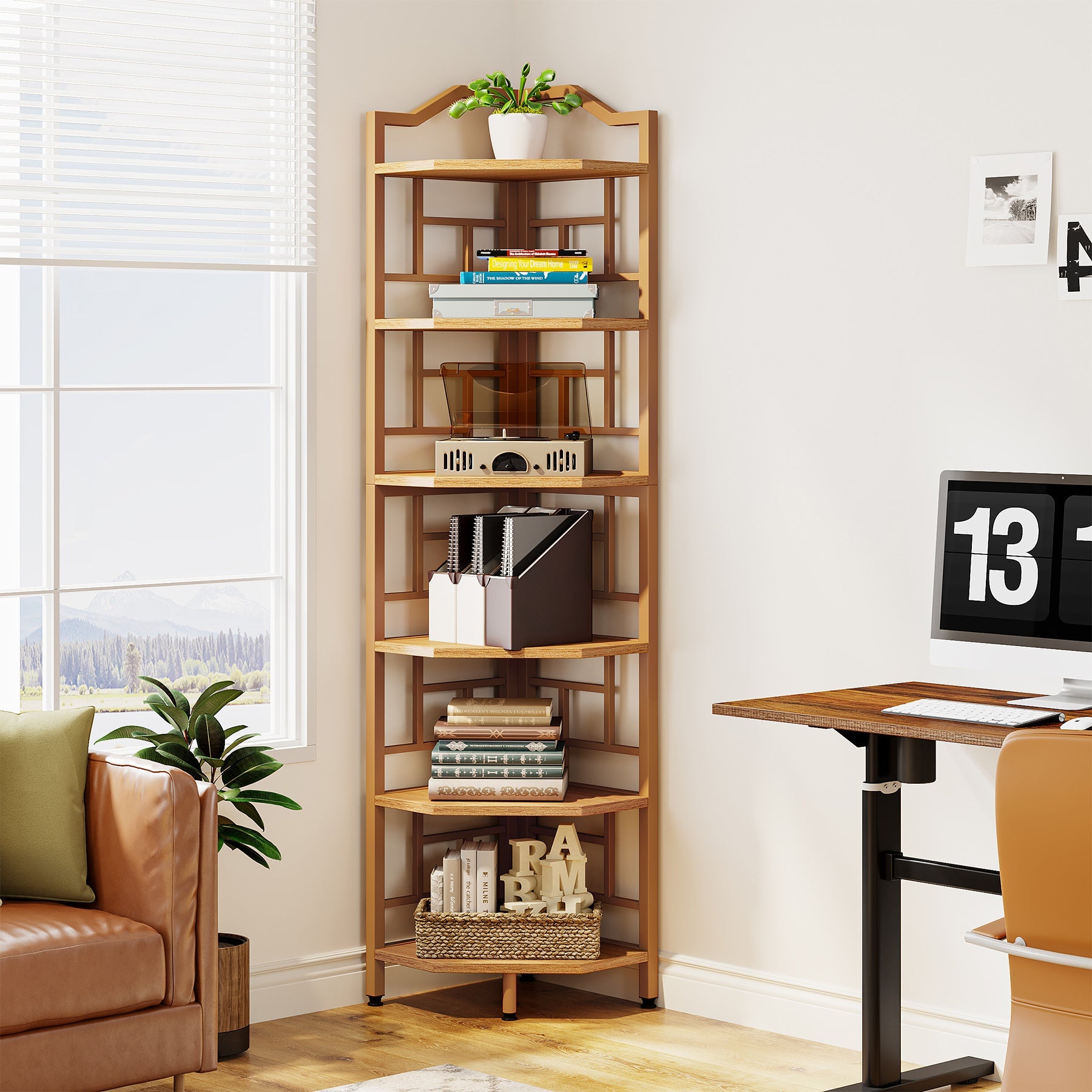 6-Tier Corner Shelf, 68