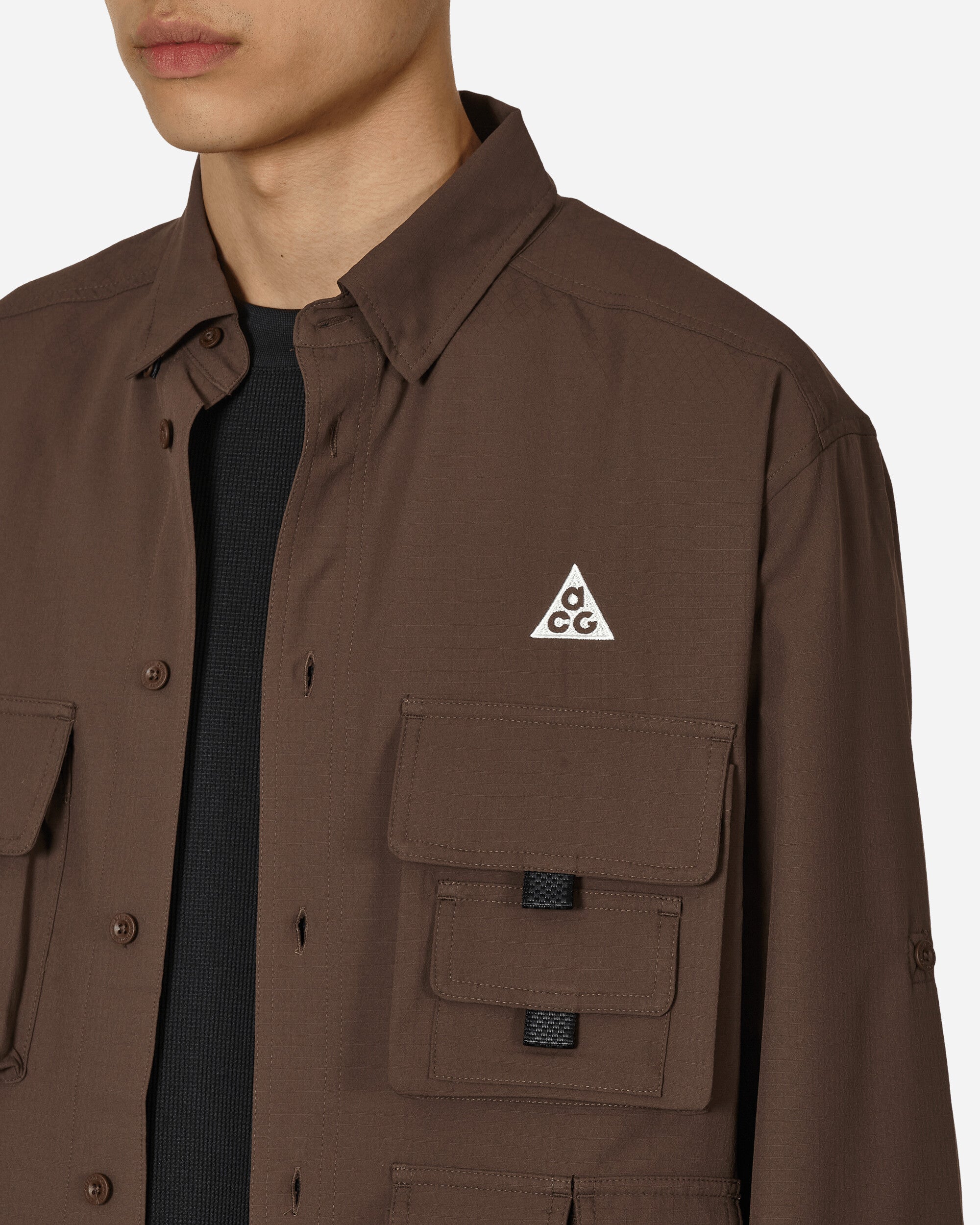 ACG Dri-FIT UV 'Devastation Trail' Longsleeve Shirt Baroque Brown