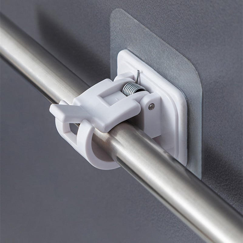 🔥 BIG SALE - 43% OFF🔥 Nail-Free Adjustable Curtain Rod Holders(Set of 2)