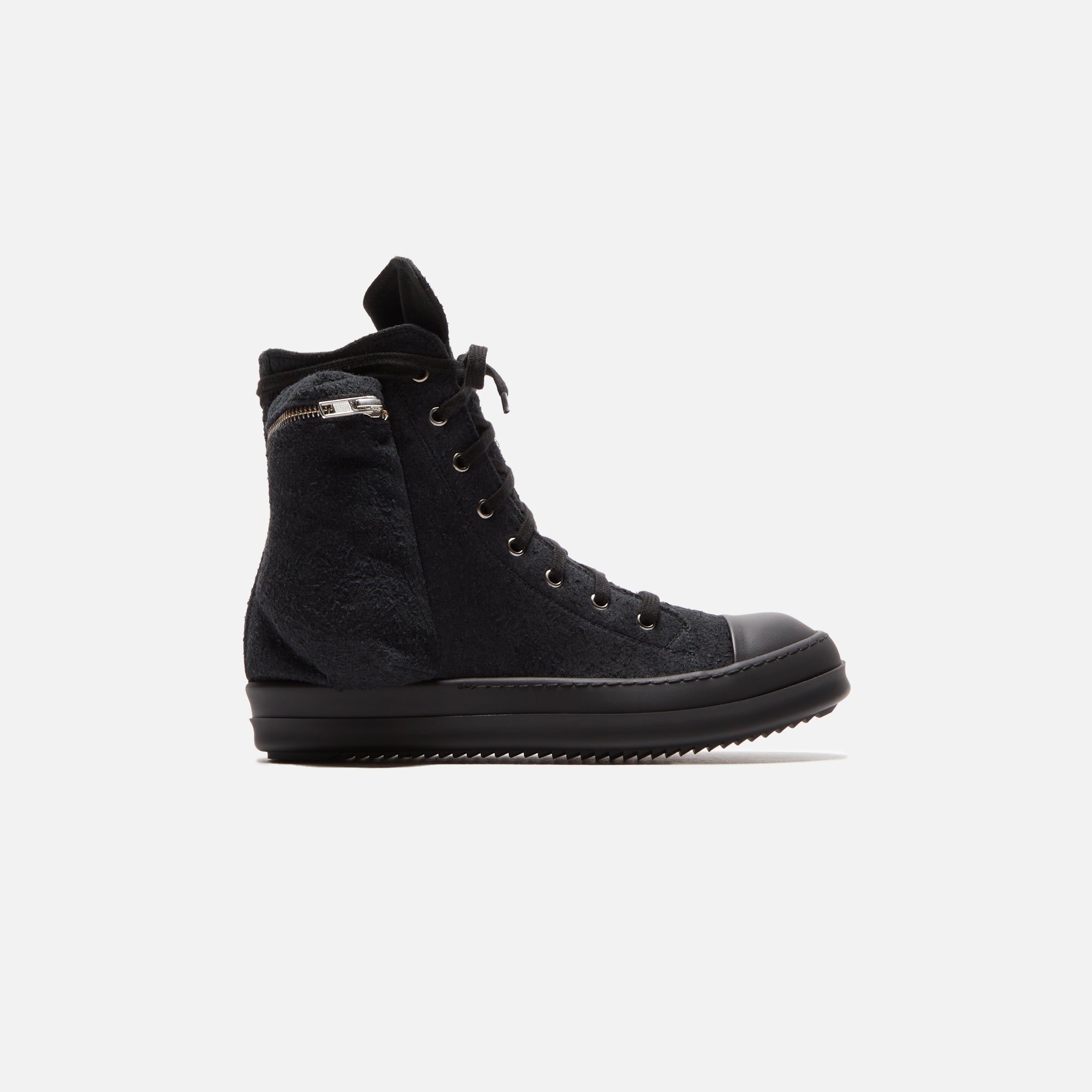 Rick Owens Cargo Sneakers - Black / Scarpe Shaggy Cotton