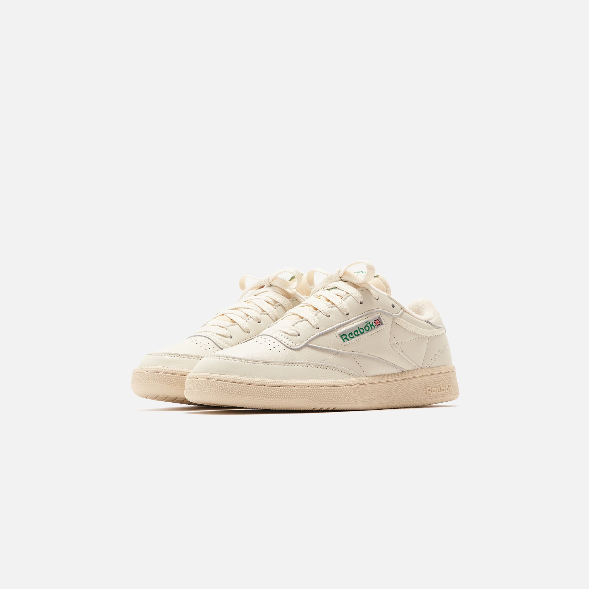 Reebok Wmns Club C 85 Vintage Shoes - Chalk / Alabaster / Glen Green