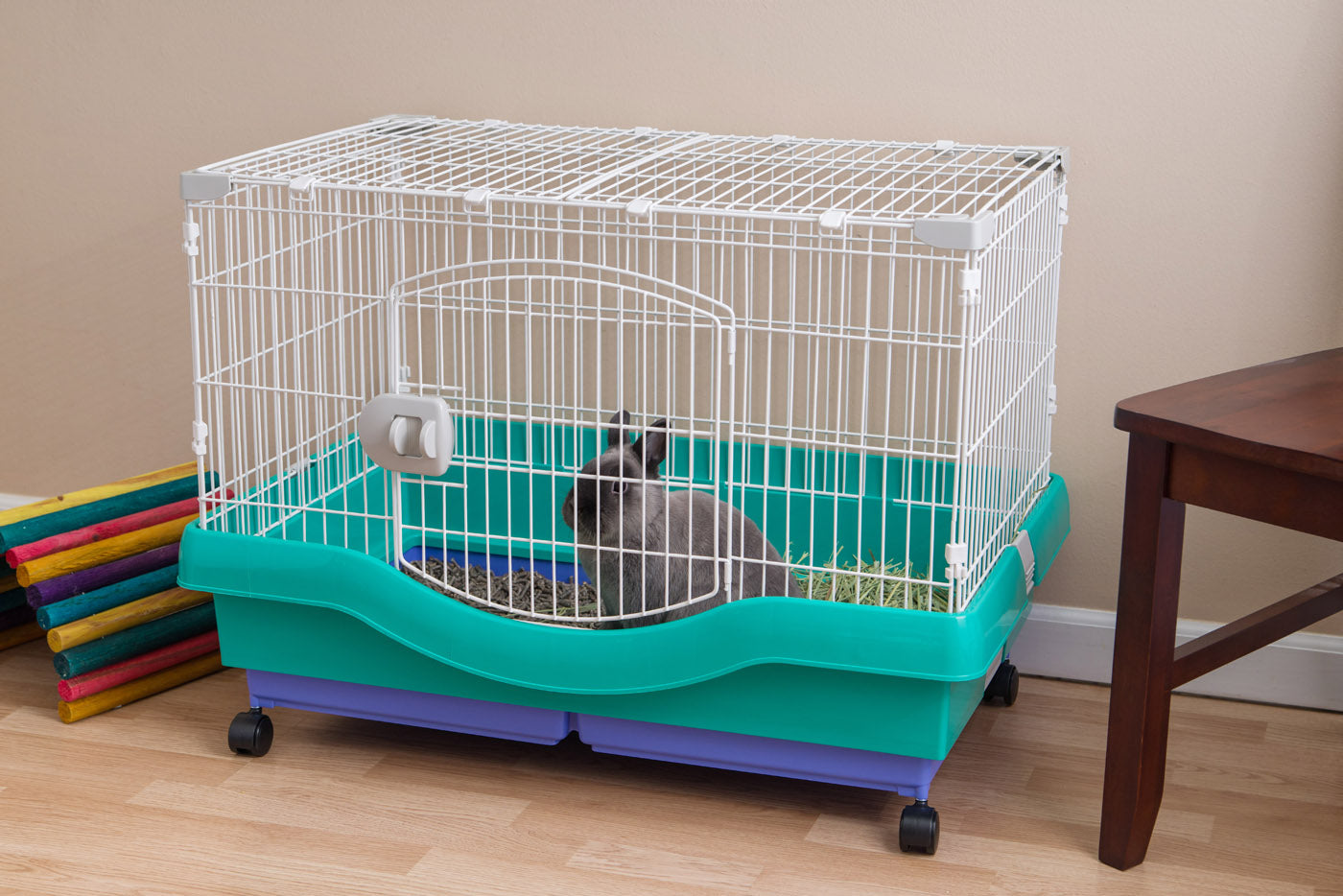IRIS USA Mobile Wire Animal House， Green