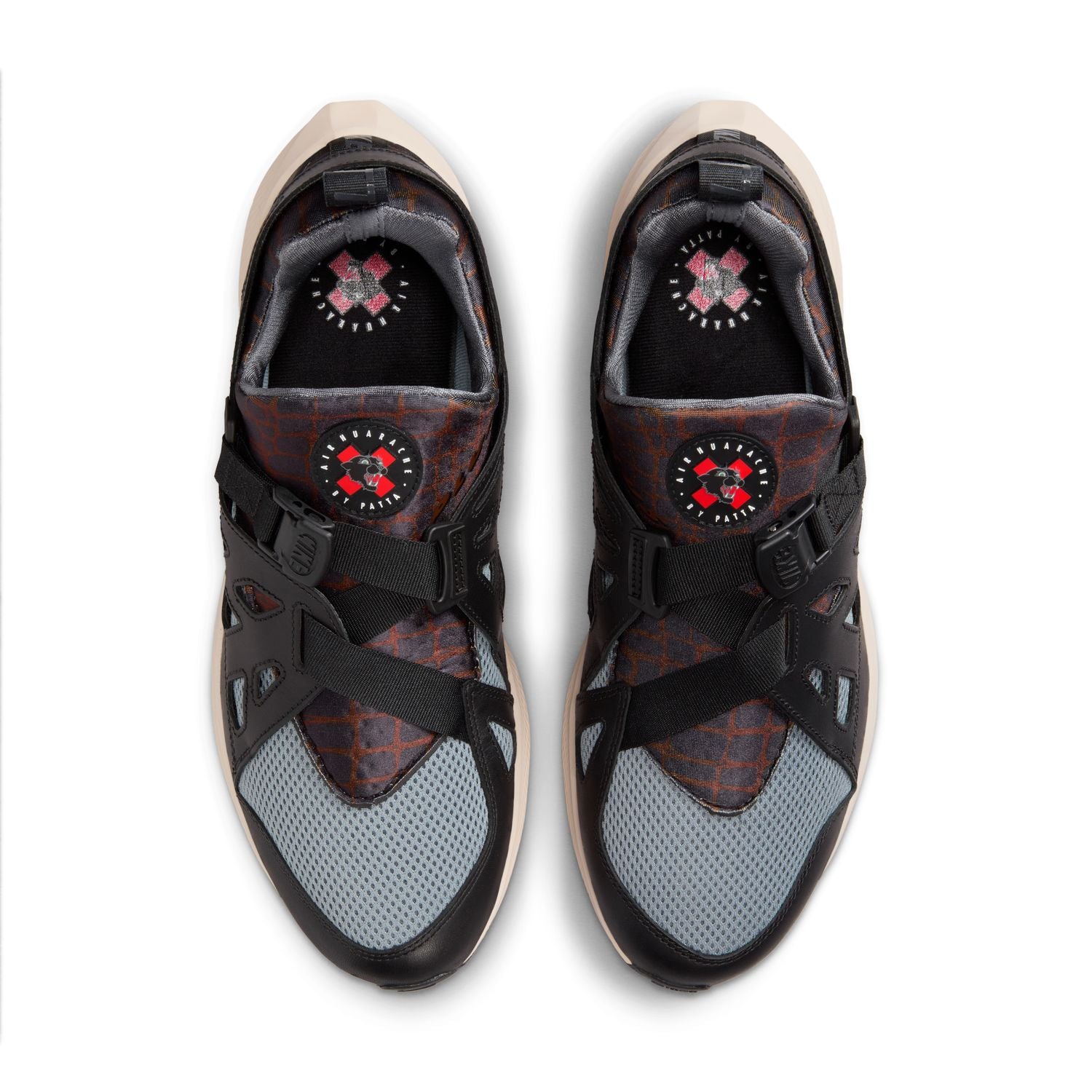 + Patta Air Huarache 'Black Cool Grey'