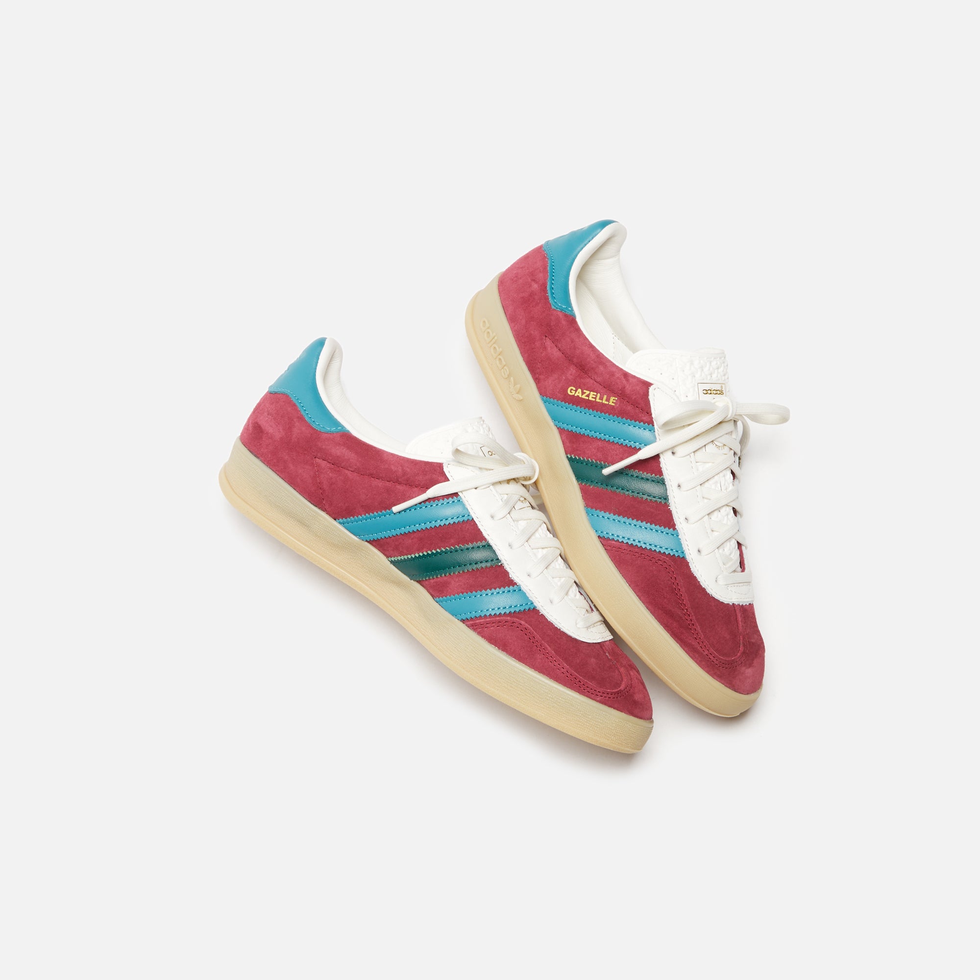 adidas Gazelle Indoor - Collegiate Burgundy / Arctic Fusion / Collegiate Green