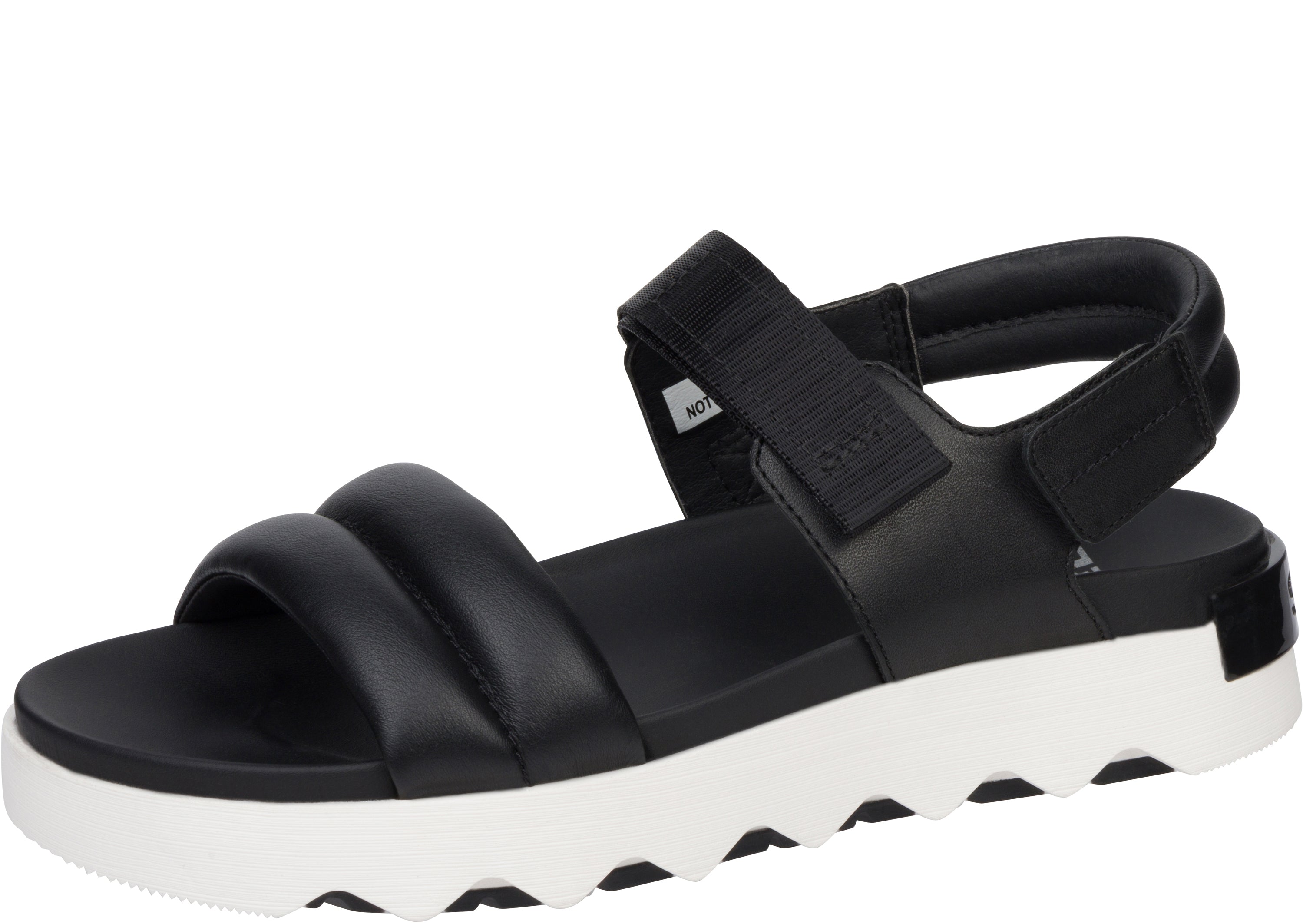 Sorel Womens Viibe Sandal Black Sea Salt