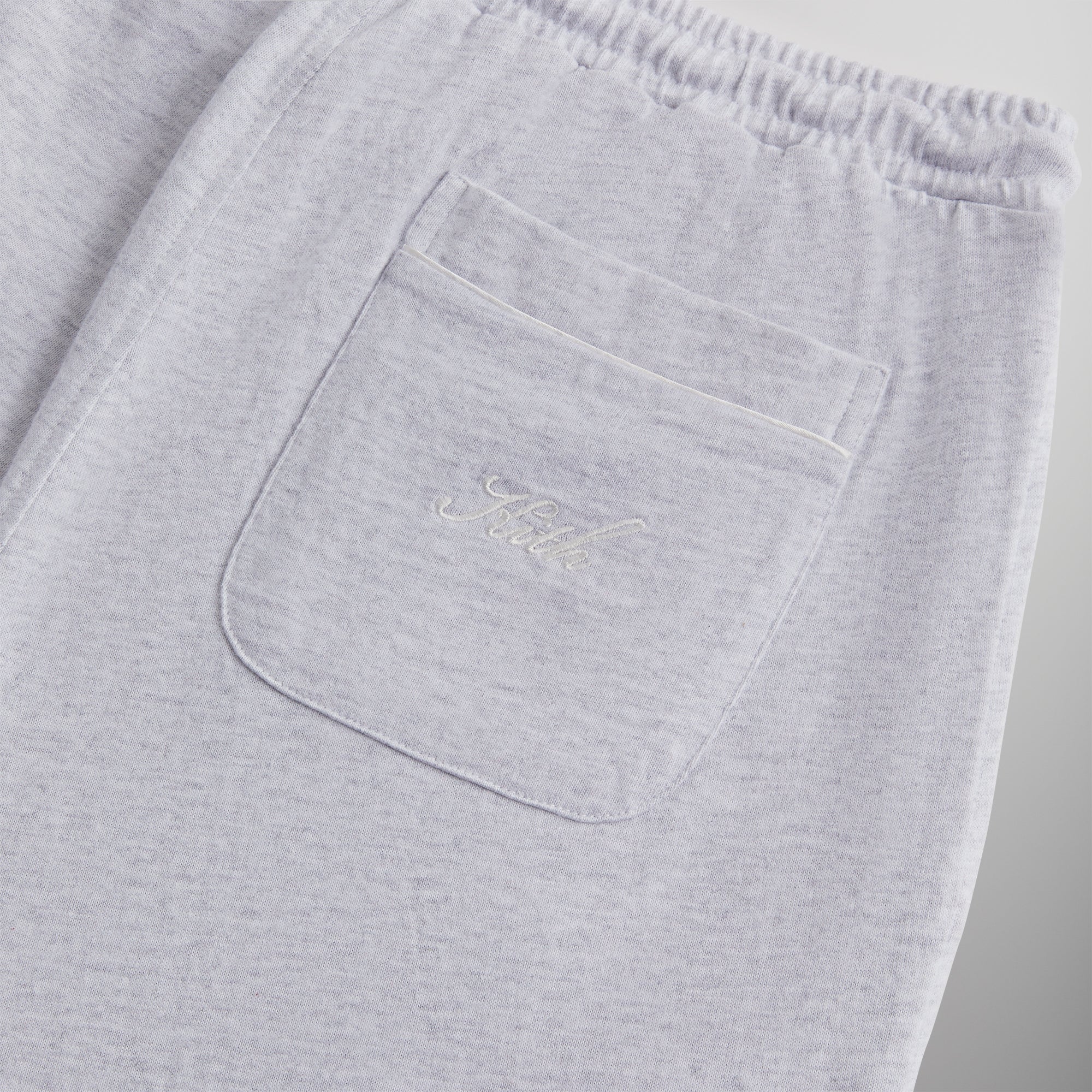 Kith Script Pajama Set - Light Heather Grey